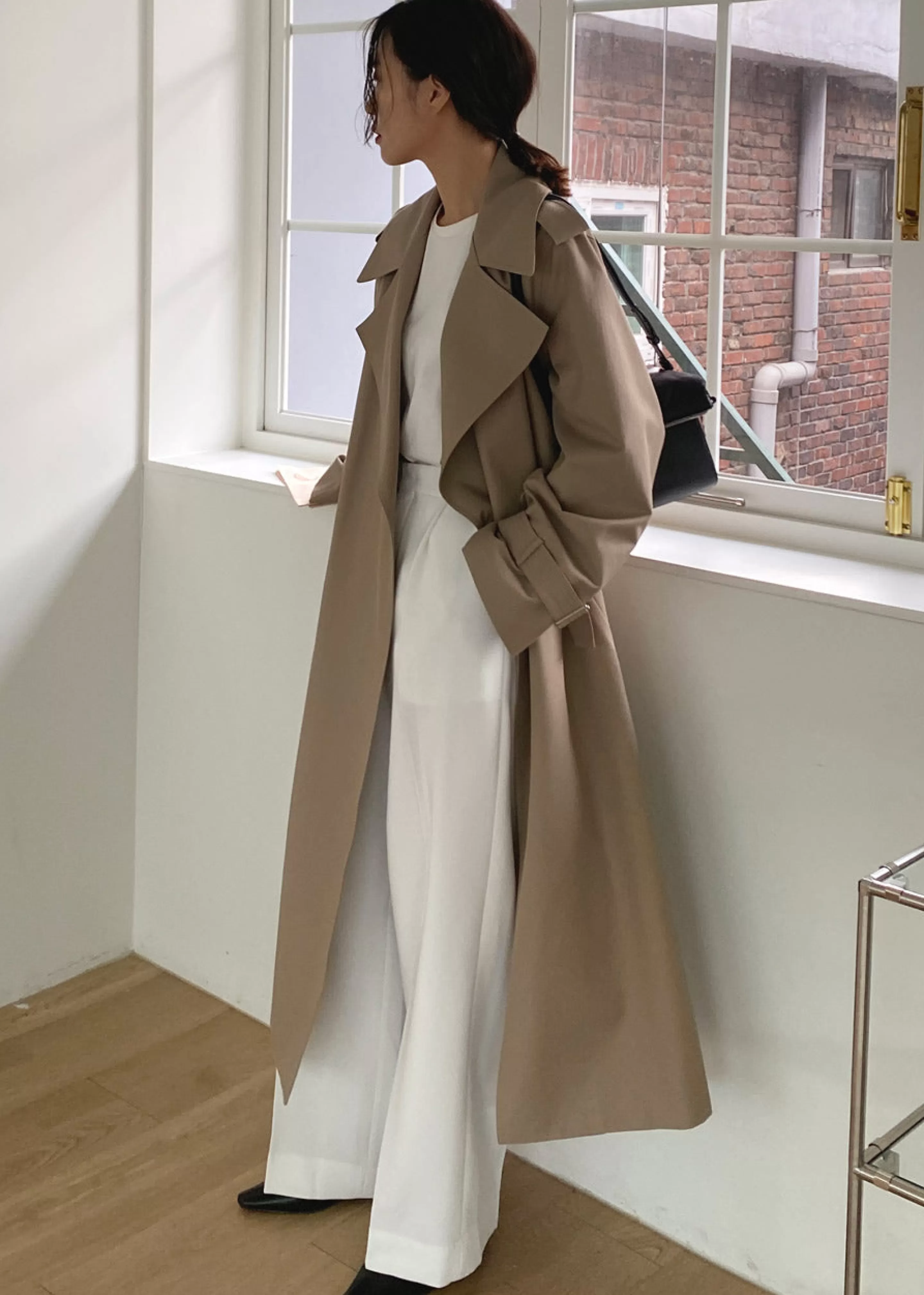 Outerwear | The Frankie Shop Abril Trench Sand