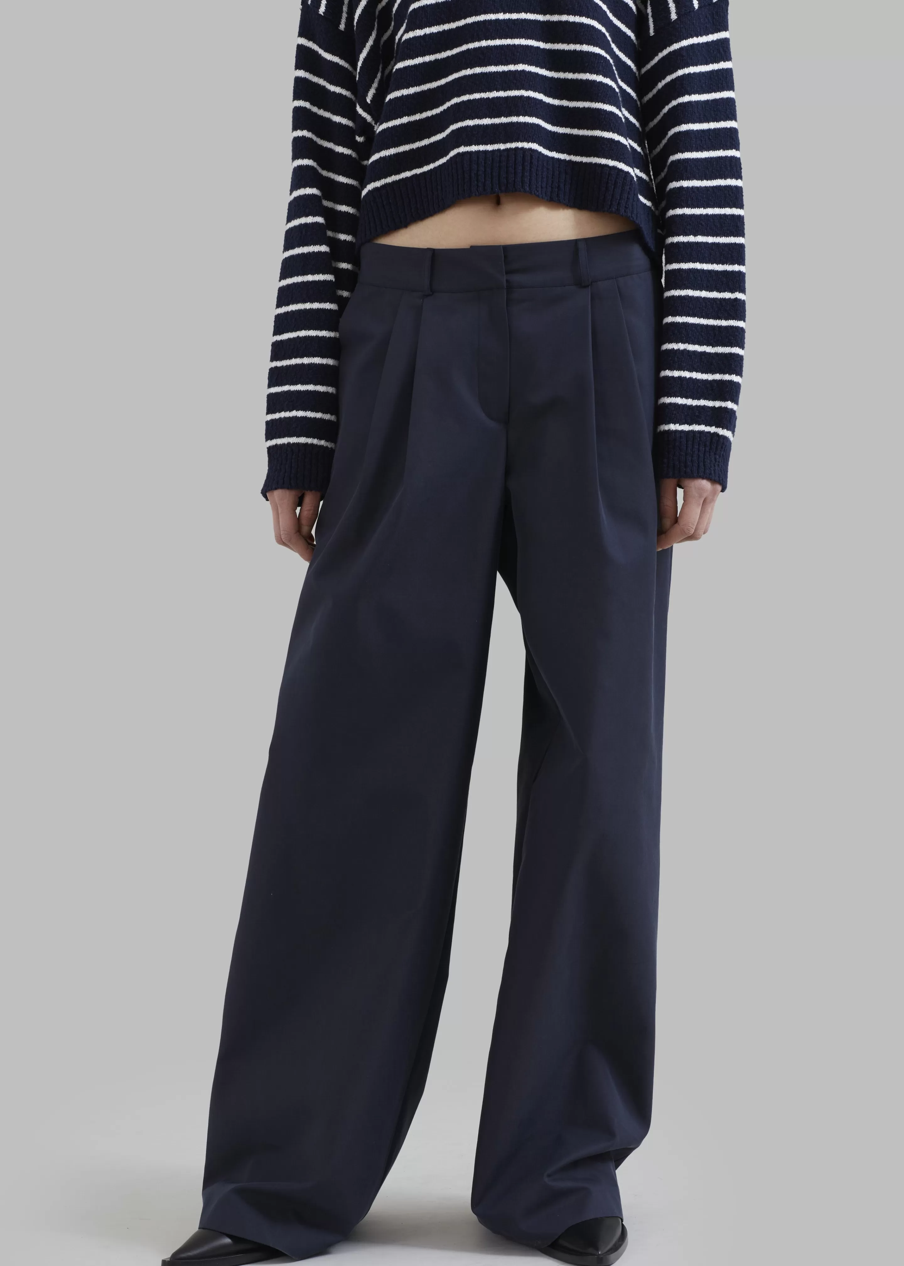 Bottoms | The Frankie Shop Anderson Pants Dark Navy