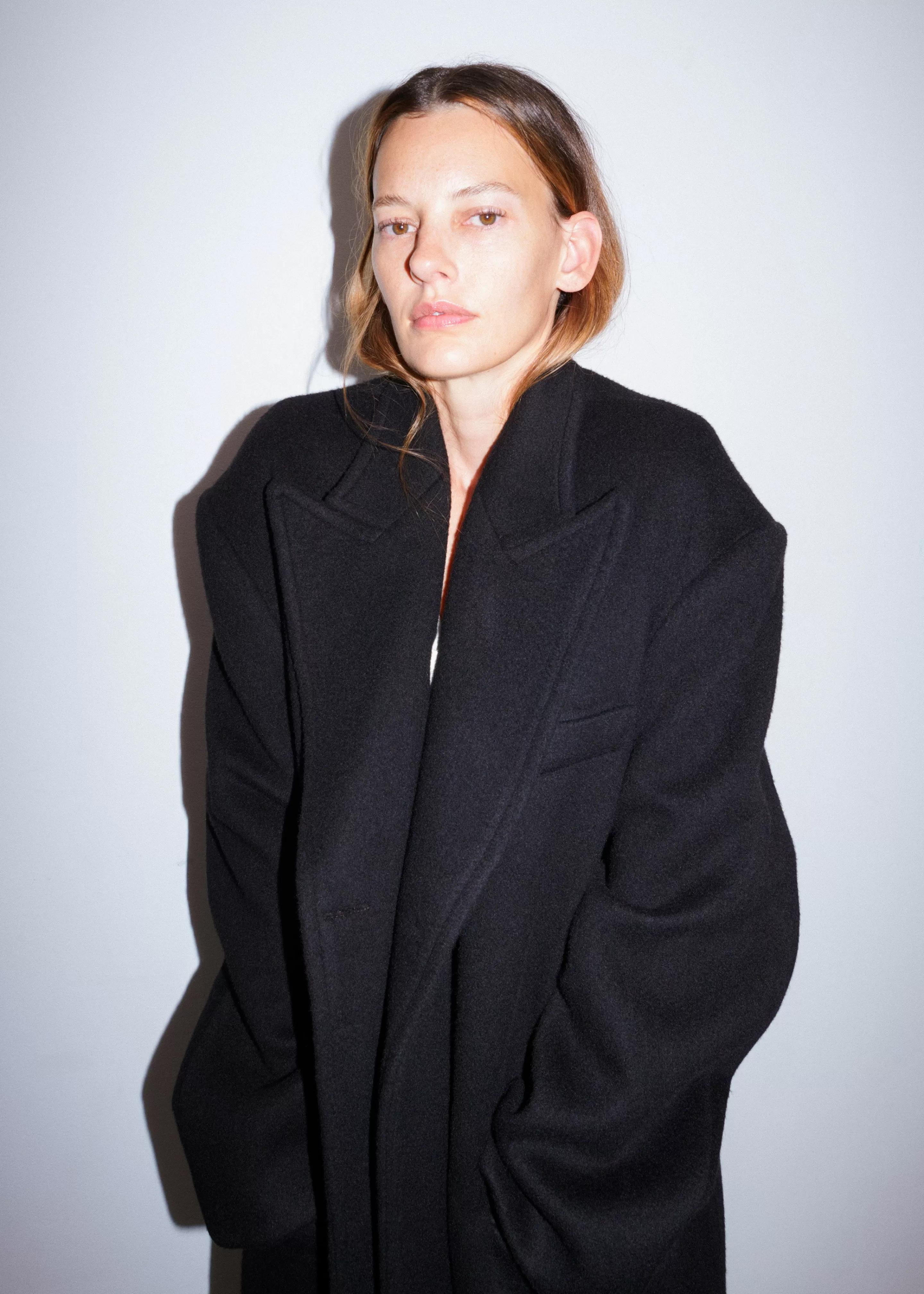 Outerwear | The Frankie Shop Anya Oversized Coat Black