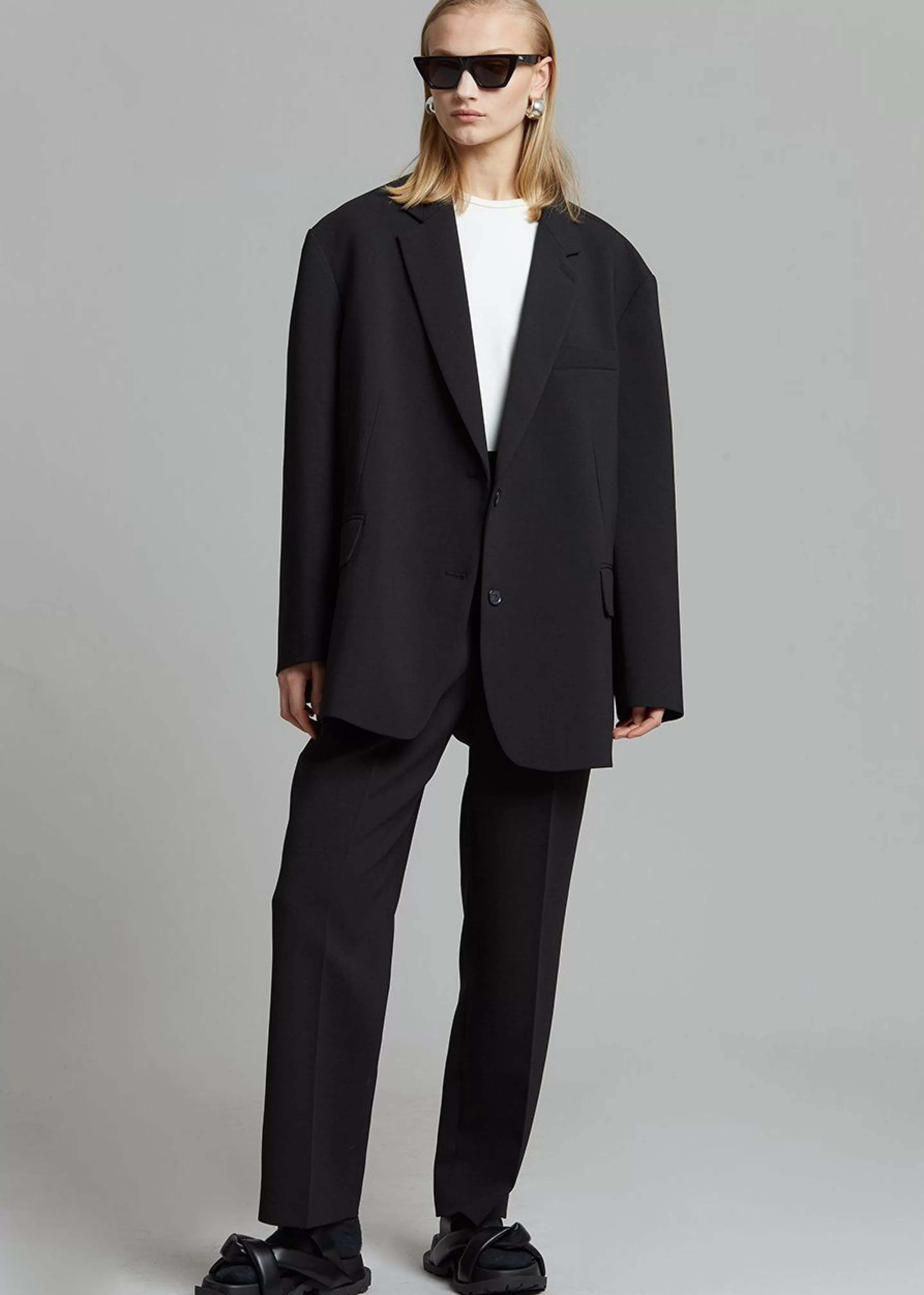 Outerwear | The Frankie Shop Bea Blazer Black