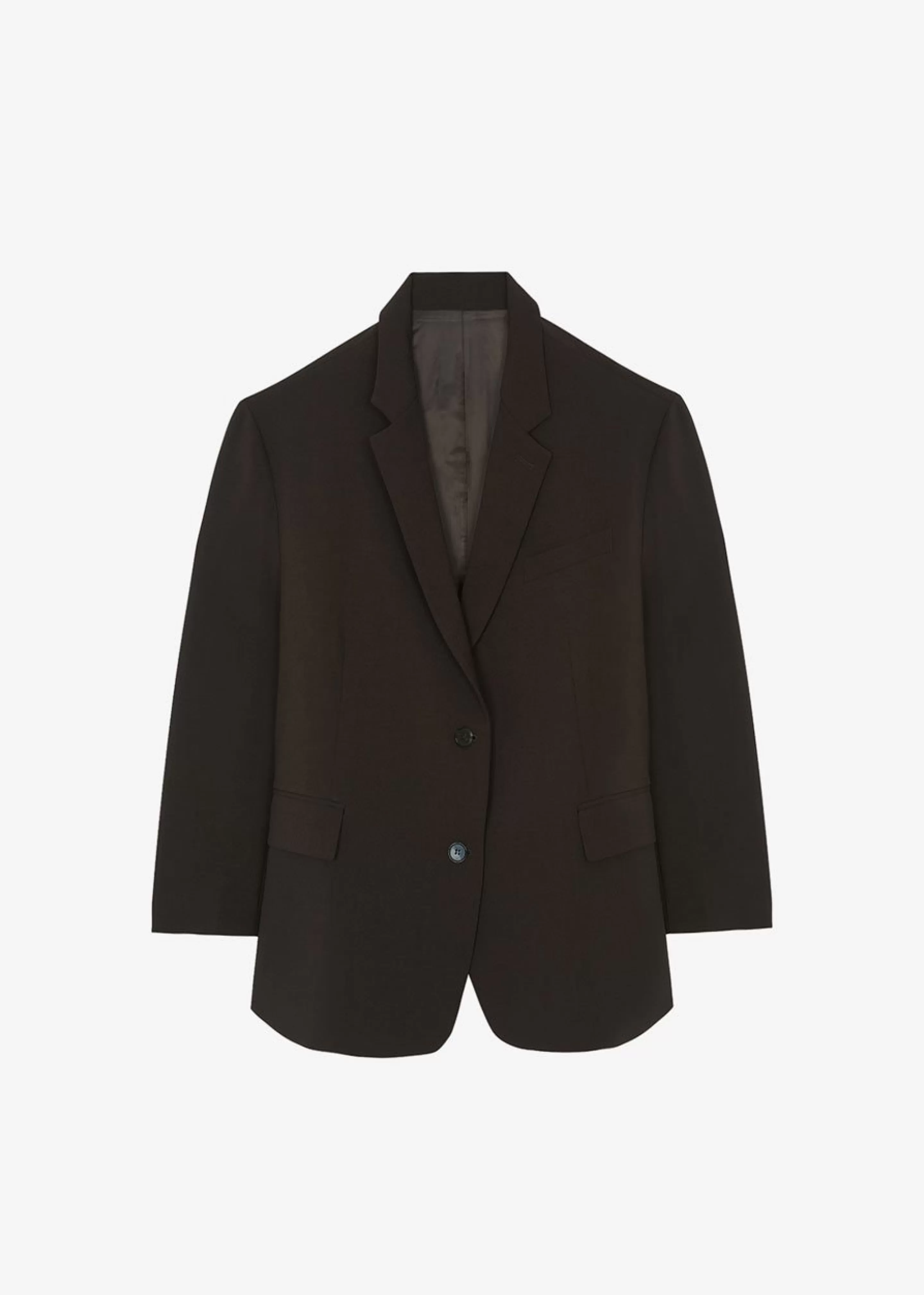 Outerwear | The Frankie Shop Bea Blazer Dark Espresso