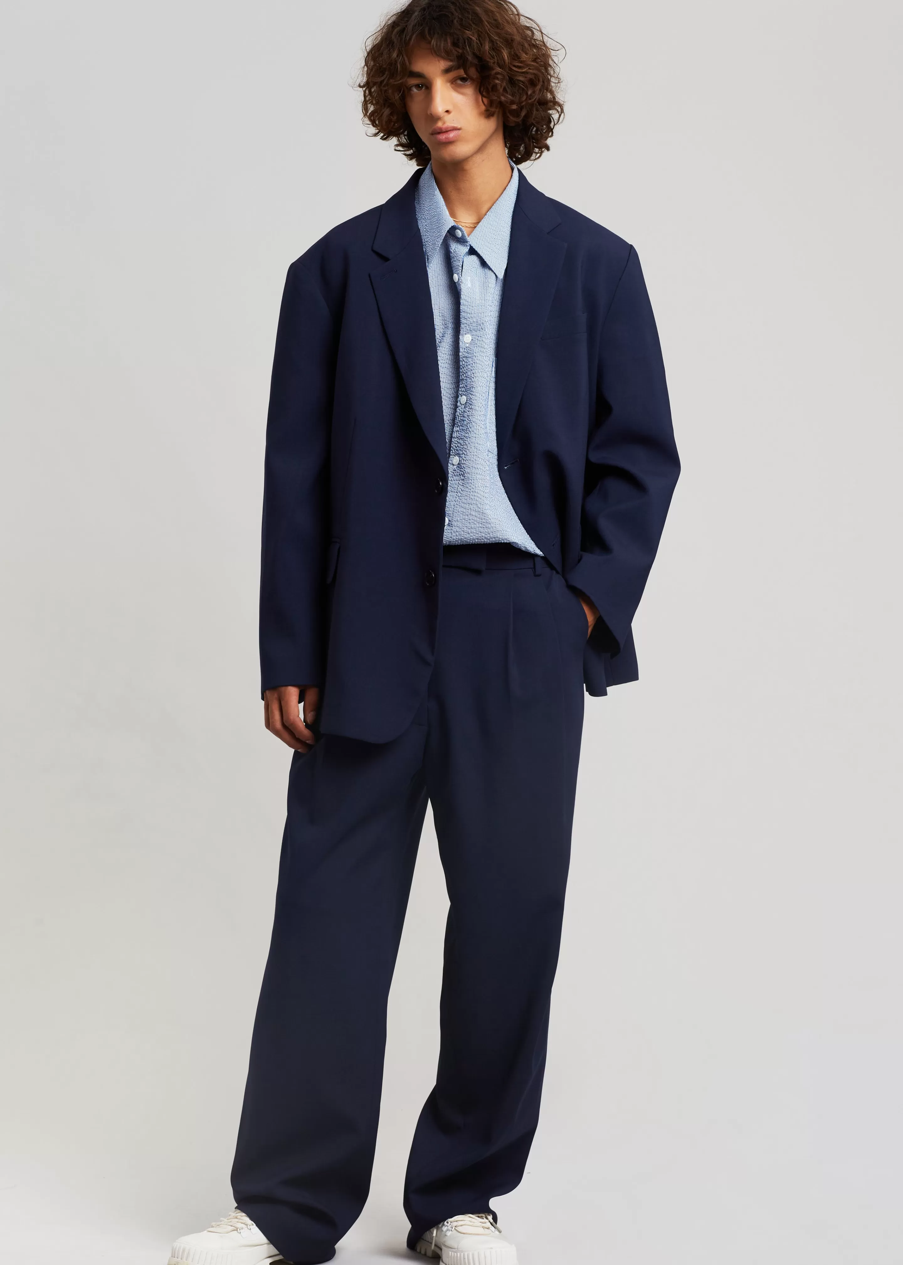 Outerwear | The Frankie Shop Beo Blazer Blue