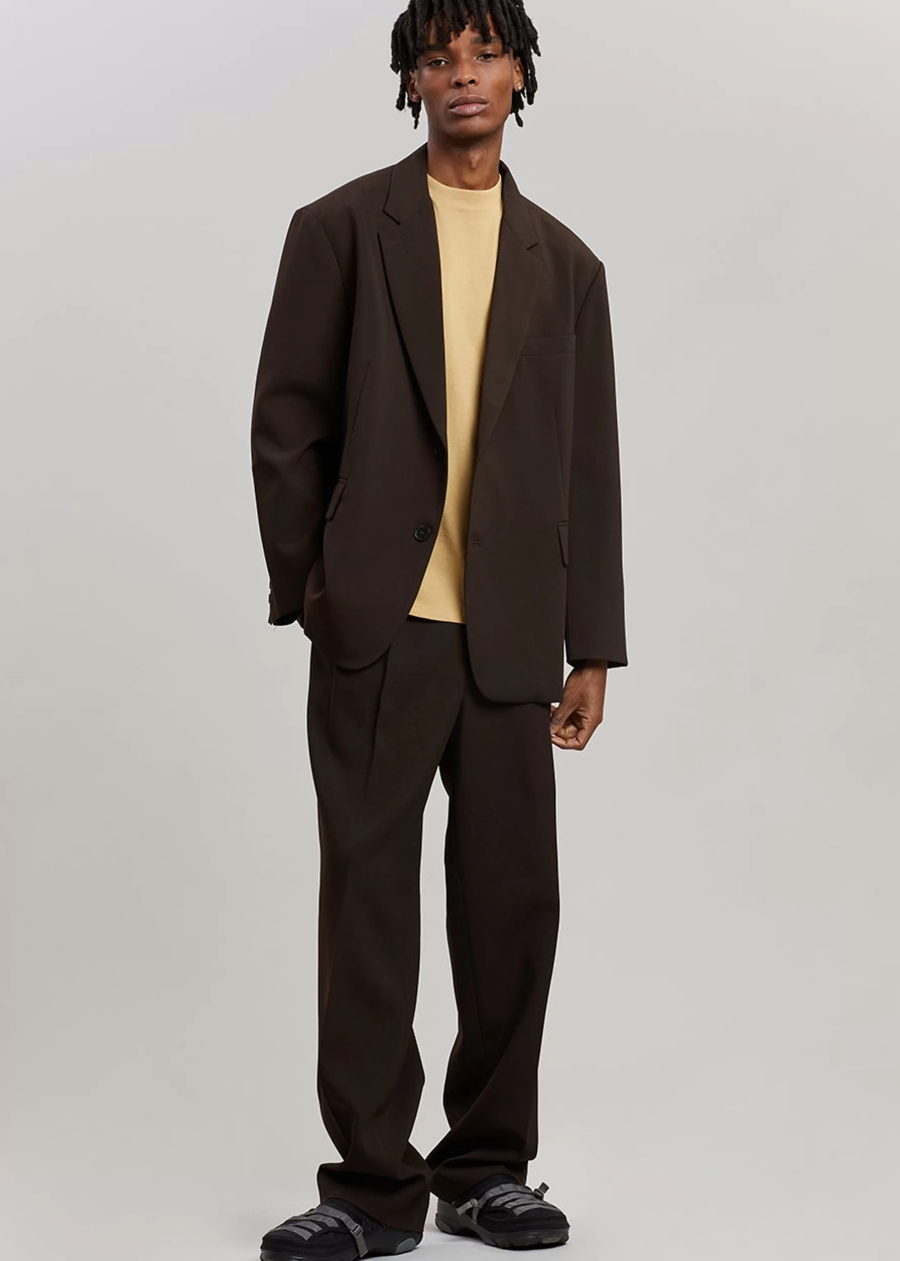 Outerwear | The Frankie Shop Beo Blazer Dark Espresso