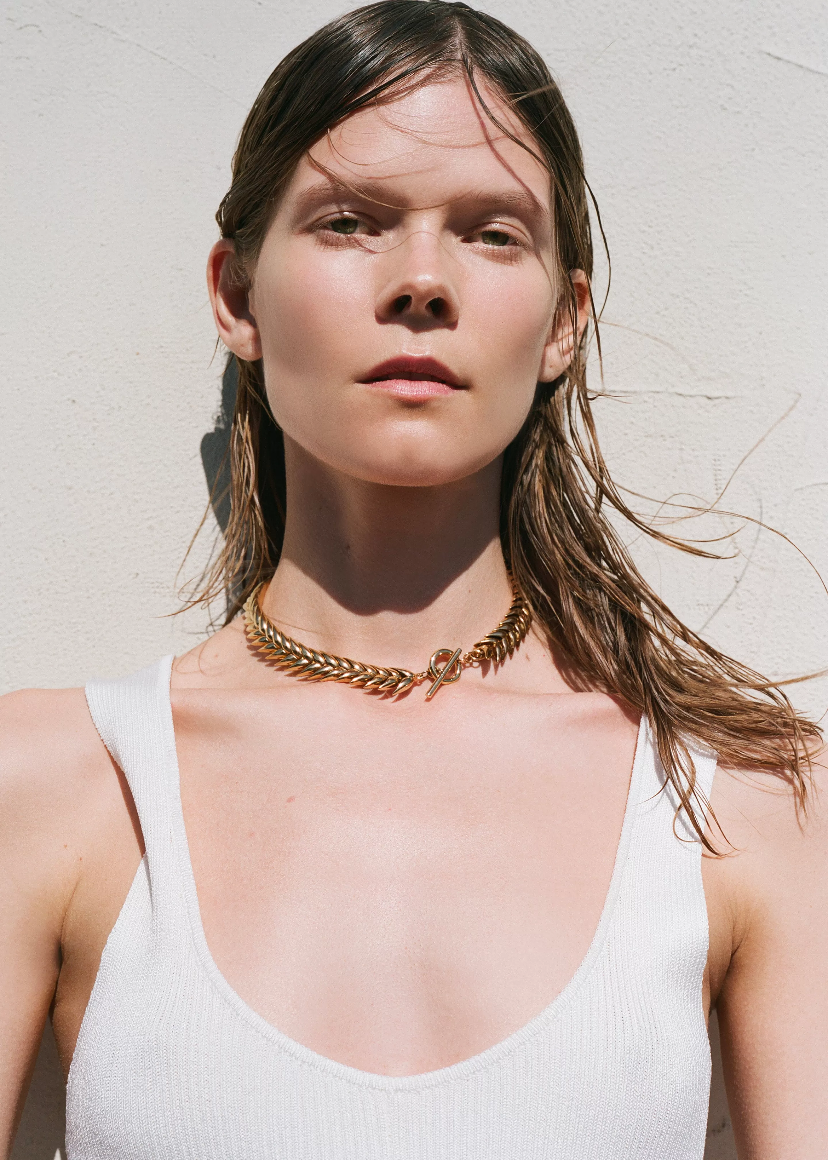 Accessories | The Frankie Shop Bevza Spikelet Necklace Gold