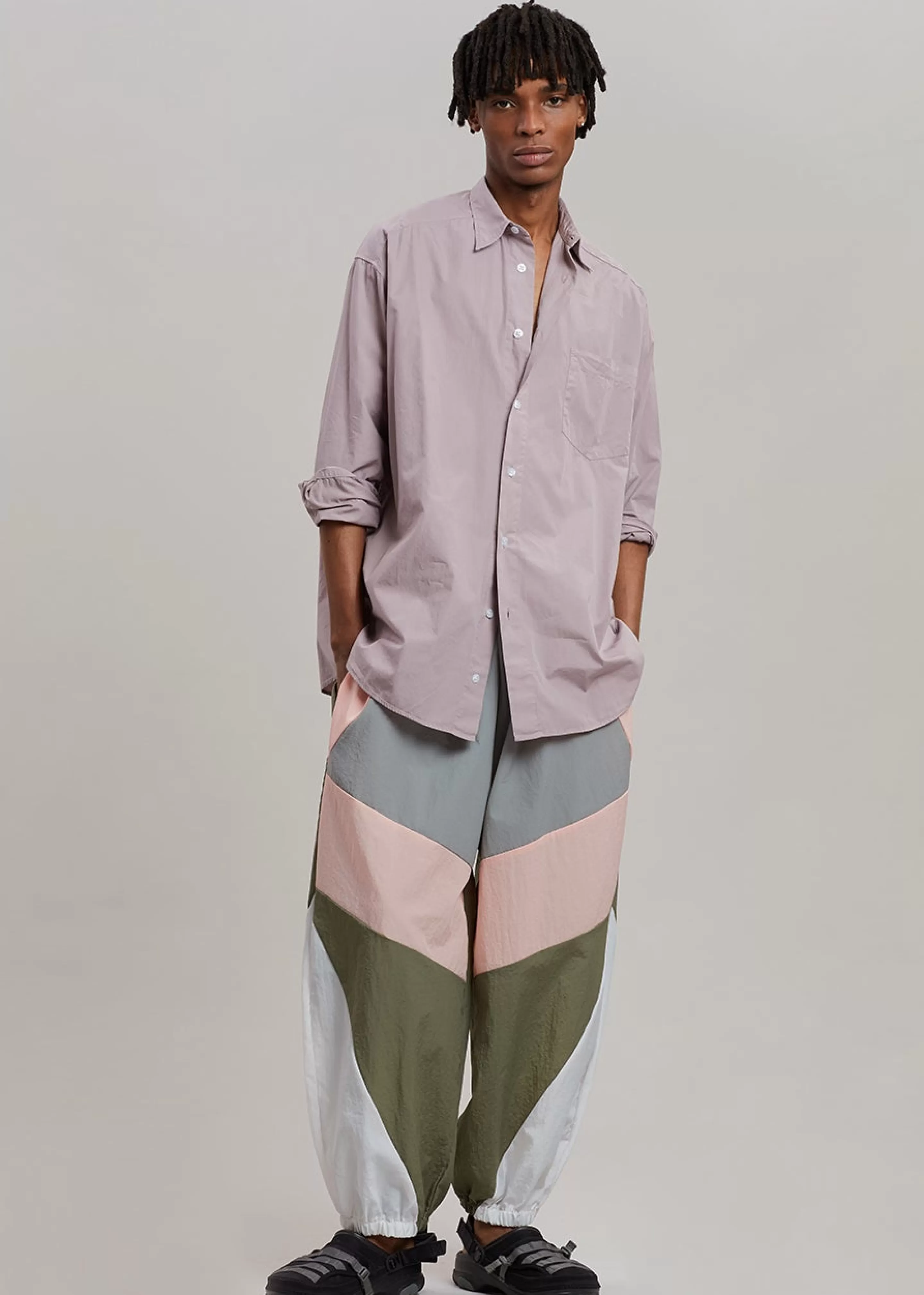 Tops | The Frankie Shop Chadwick Shirt Lilac