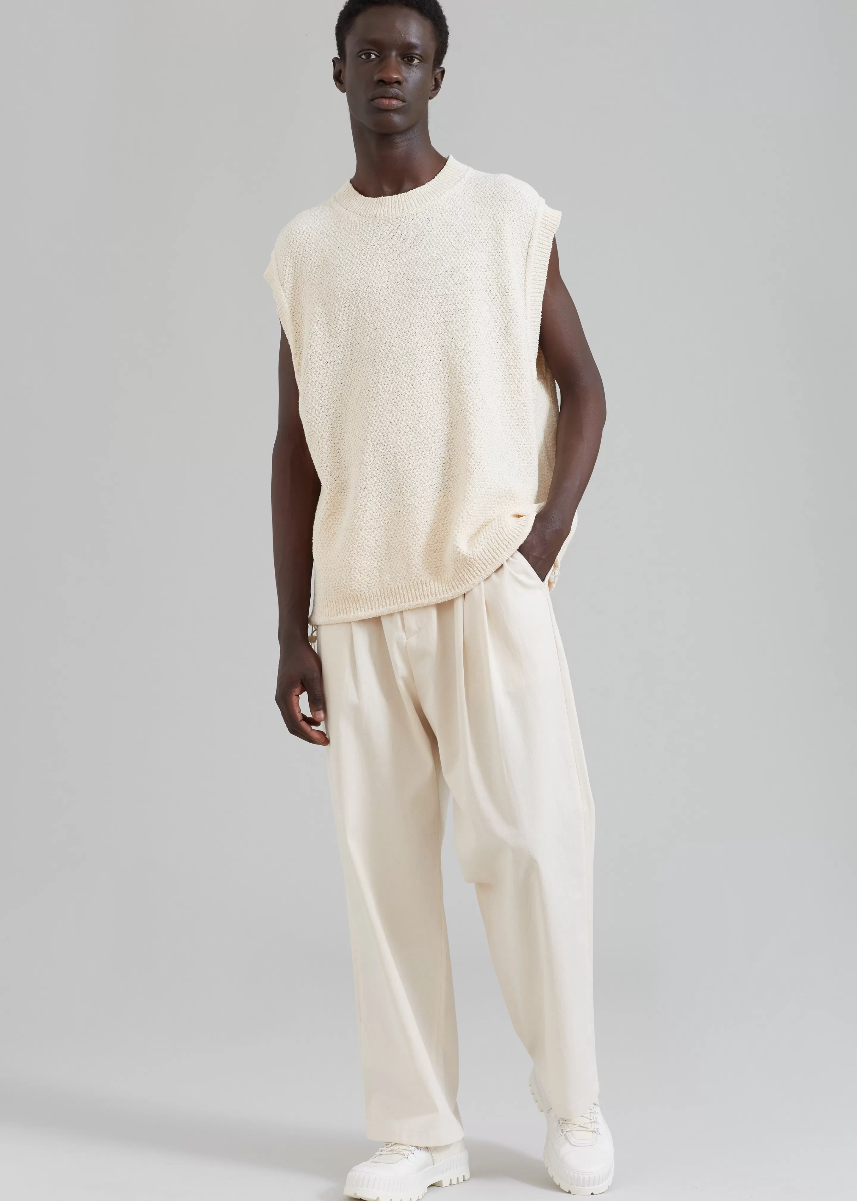 Bottoms | The Frankie Shop Charlie Pants Cream