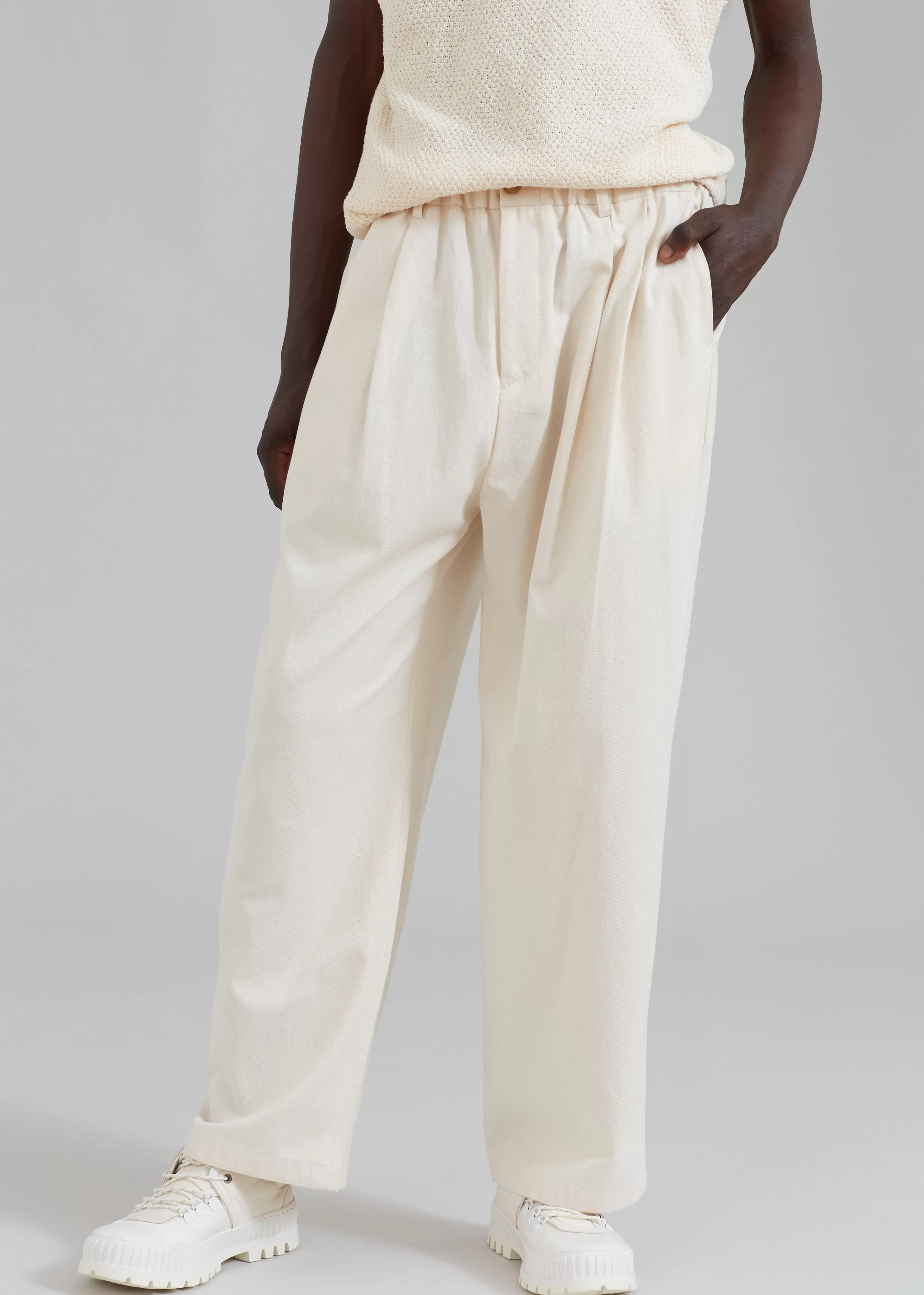 Bottoms | The Frankie Shop Charlie Pants Cream