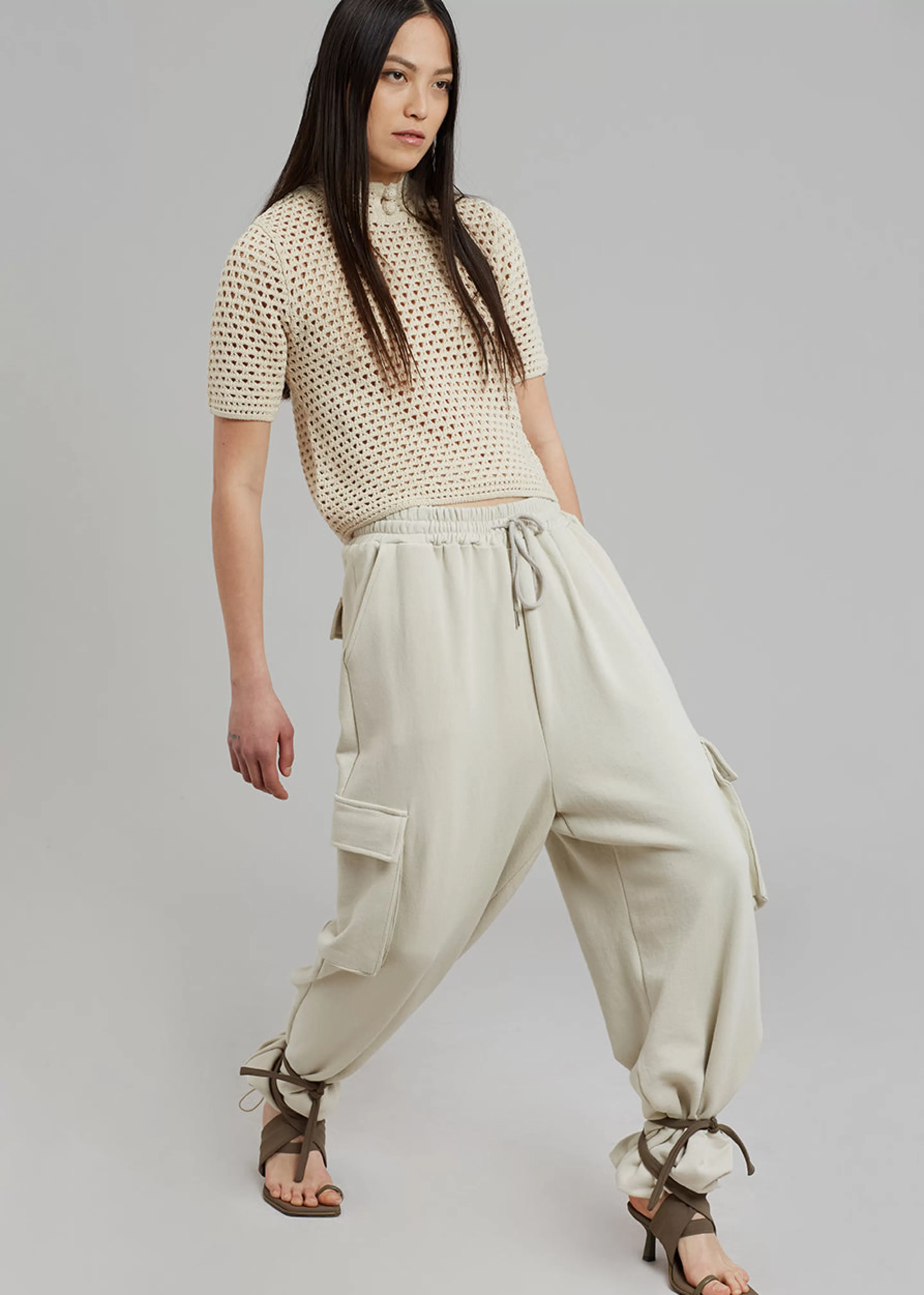 Loungewear | The Frankie Shop Chava Cargo Joggers Birch