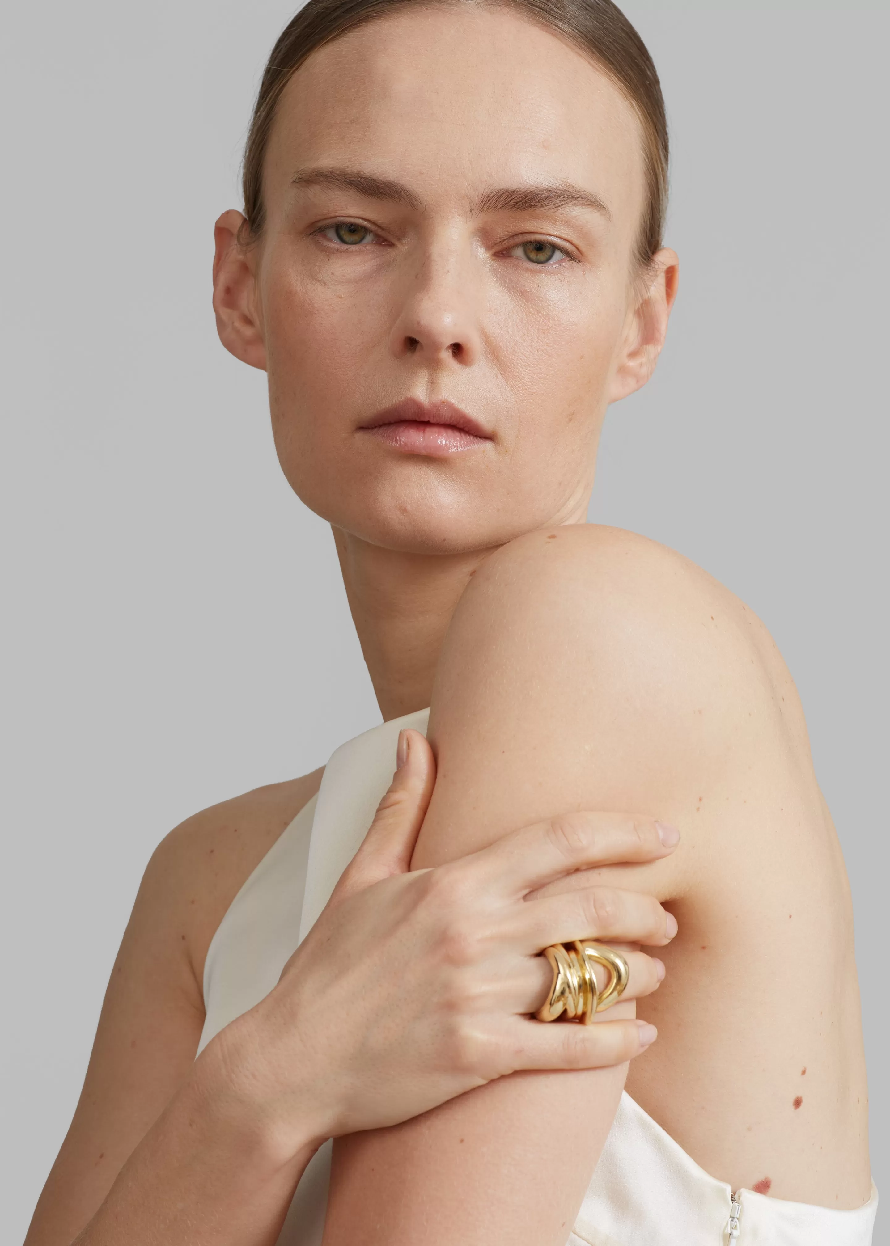 Accessories | The Frankie Shop Completedworks Clash Ring Gold