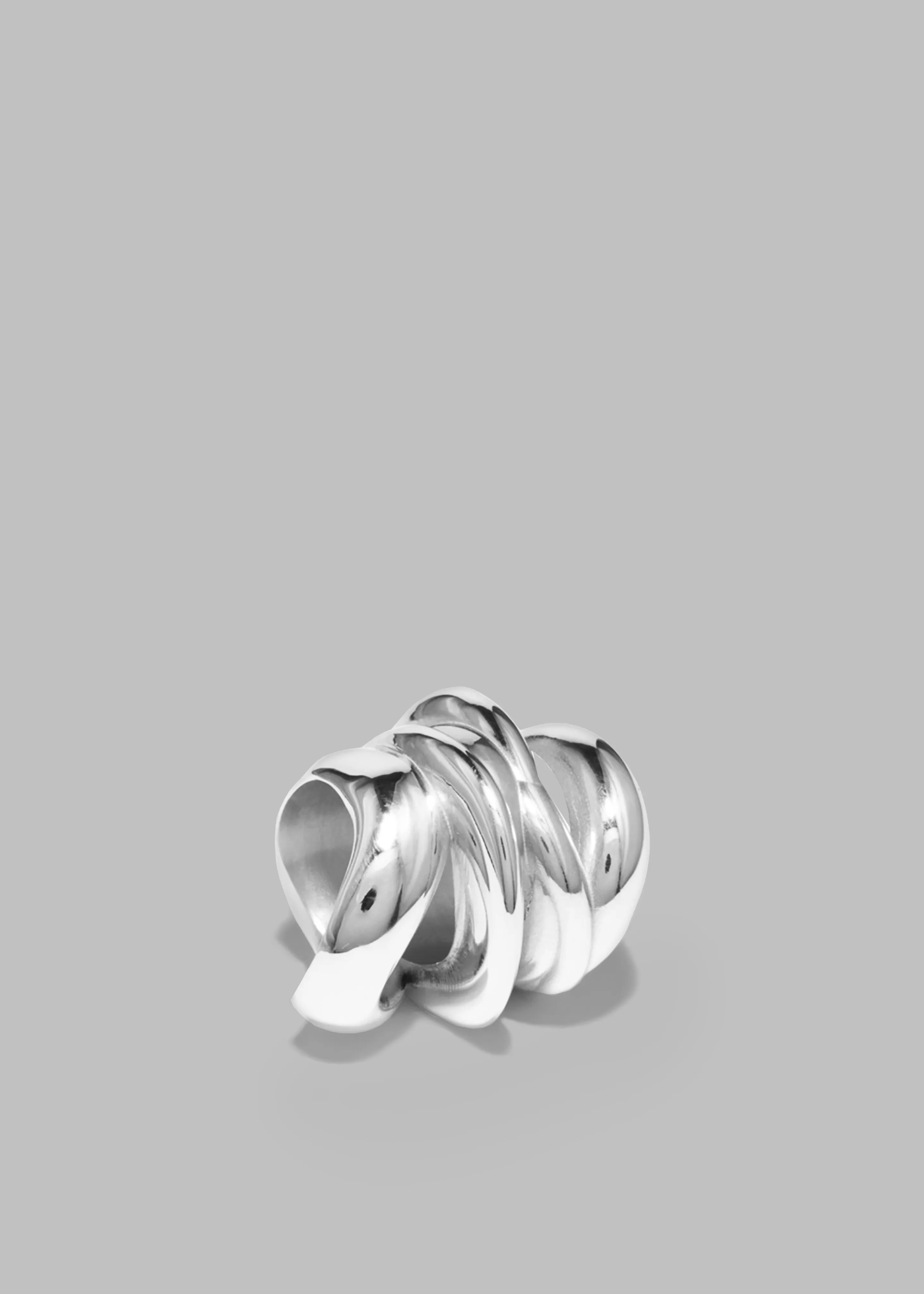 Accessories | The Frankie Shop Completedworks Clash Ring Platinum