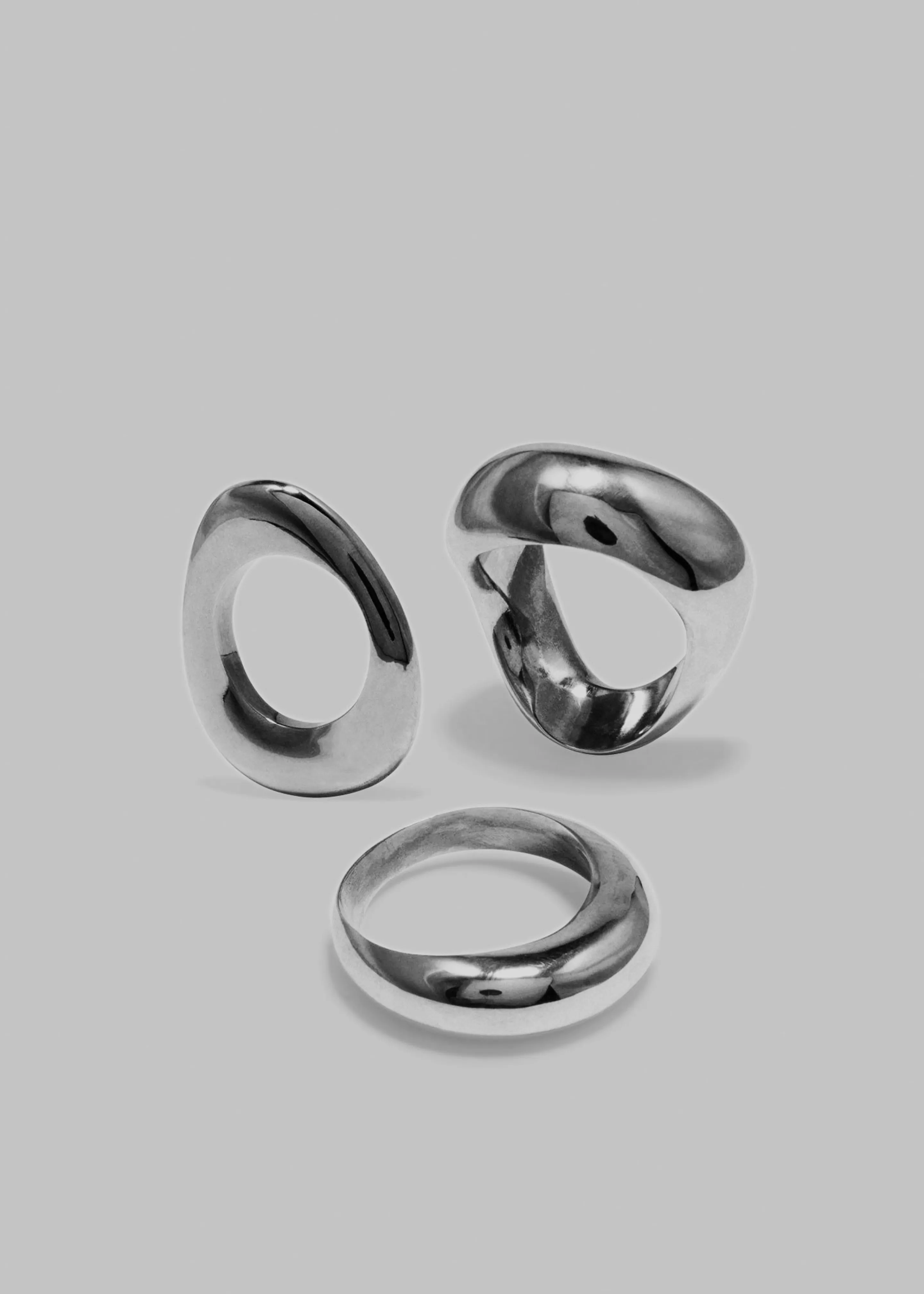 Accessories | The Frankie Shop Completedworks H52 Post-Capital Rings Platinum