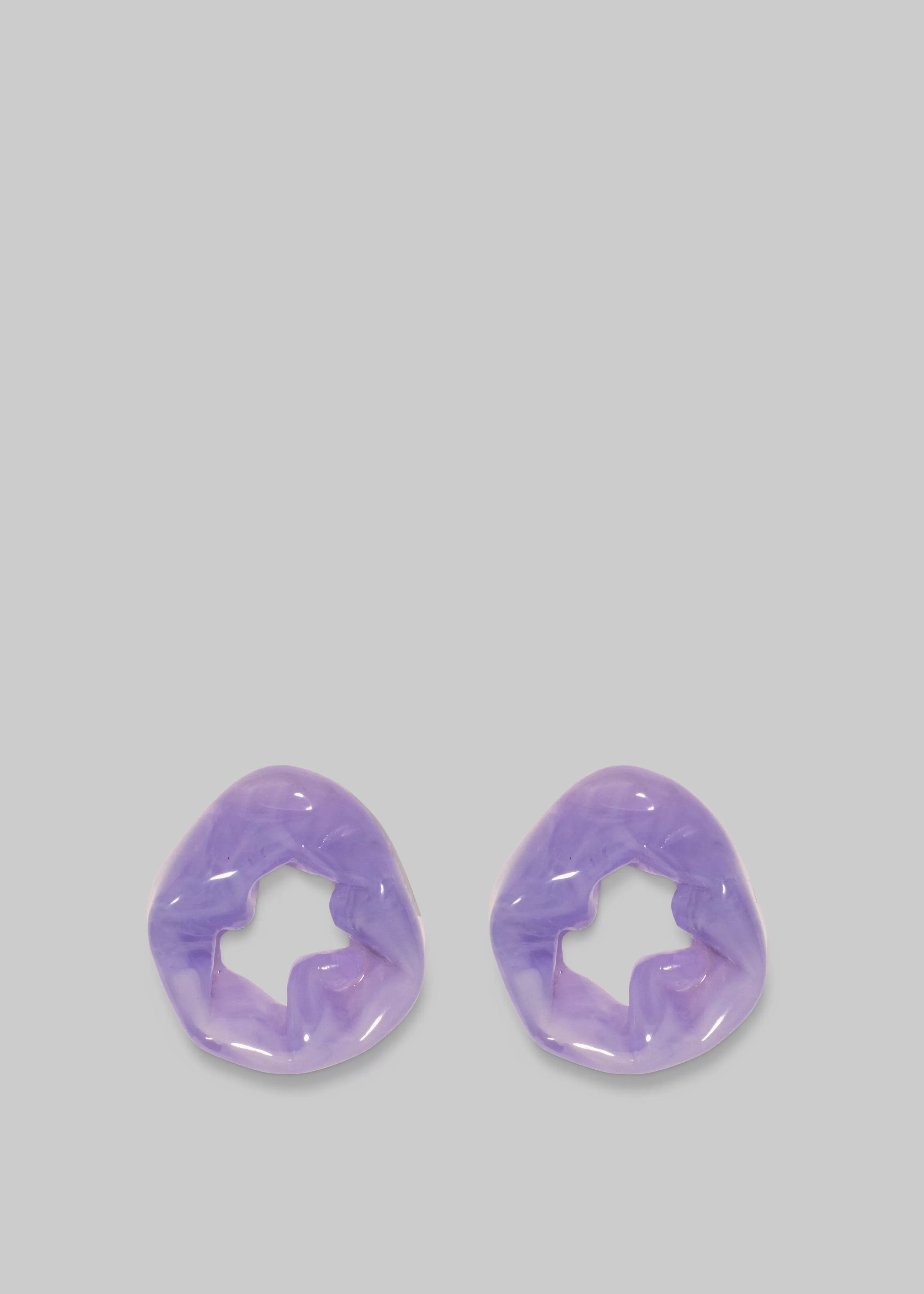 Accessories | The Frankie Shop Completedworks Scrunch Bio-Resin Earrings Lilac