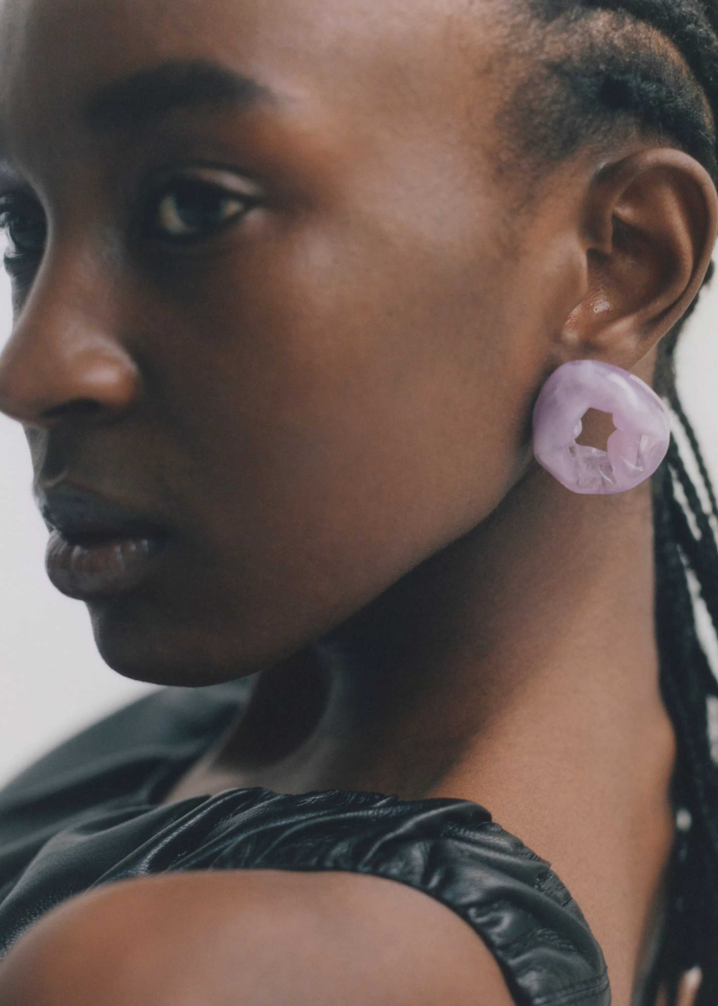 Accessories | The Frankie Shop Completedworks Scrunch Bio-Resin Earrings Lilac