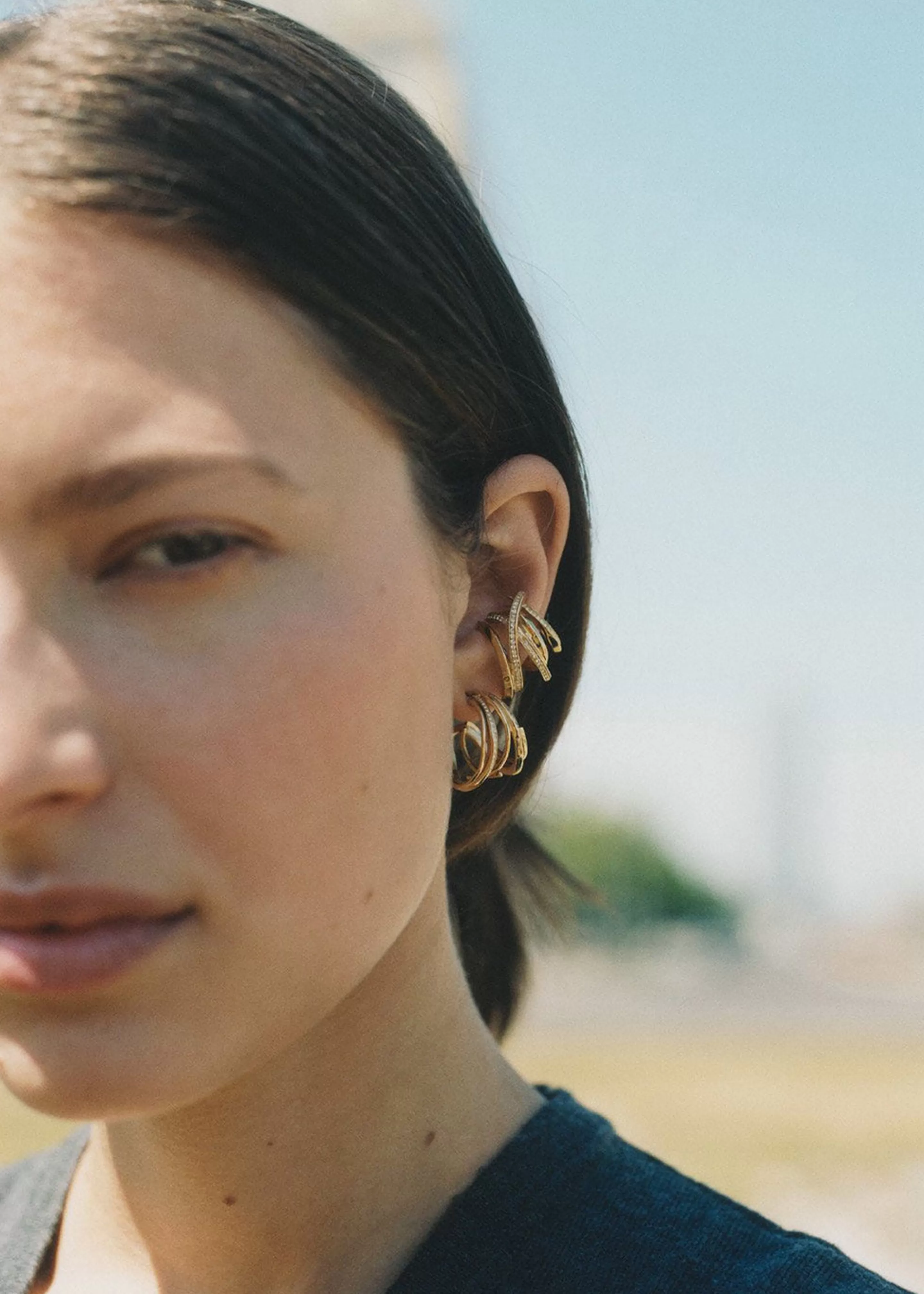 Accessories | The Frankie Shop Completedworks The Day The Cactus Bloomed Ear Cuff Gold