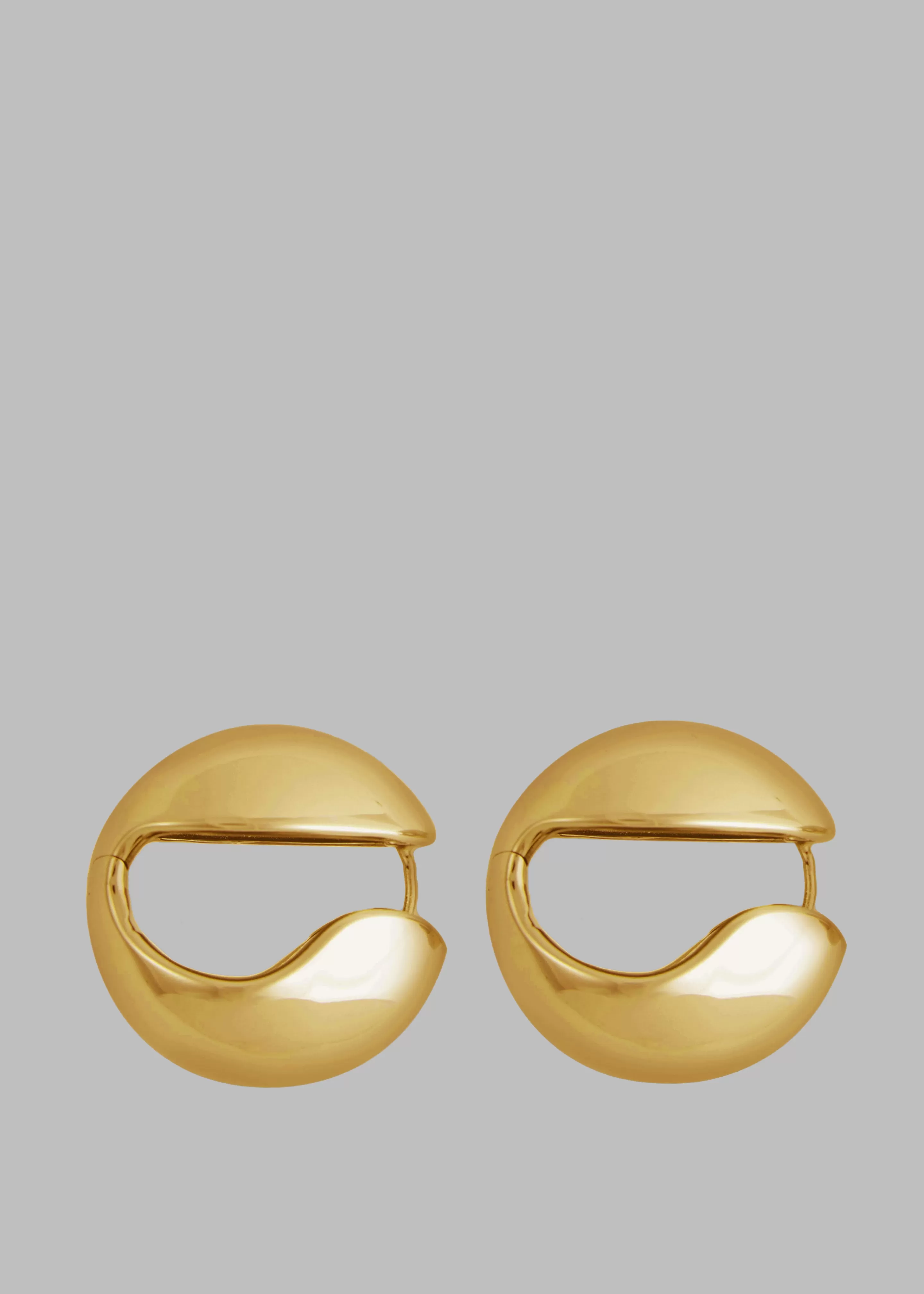 Accessories | The Frankie Shop Coperni Logo Earrings Gold