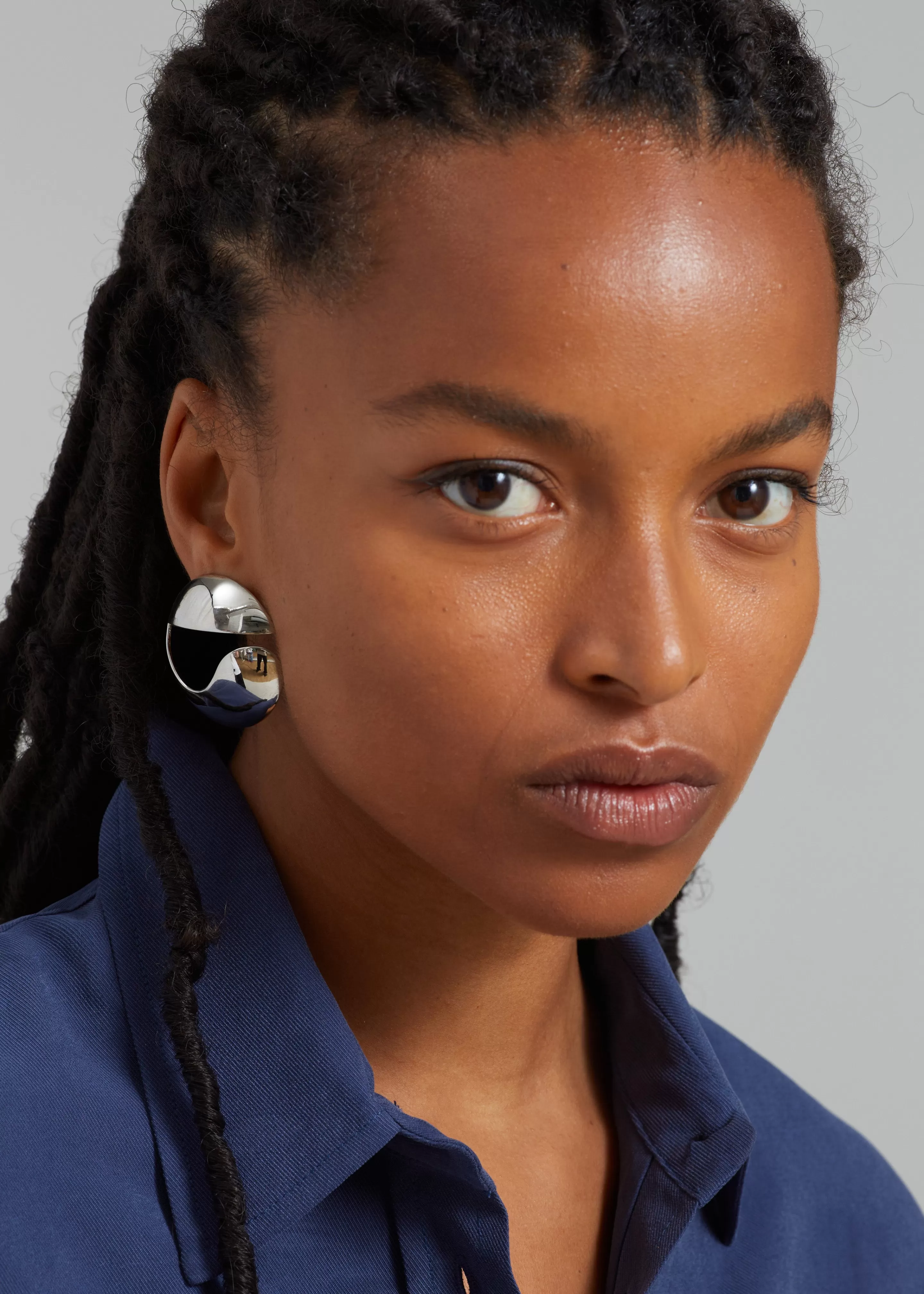 Accessories | The Frankie Shop Coperni Logo Earrings Silver