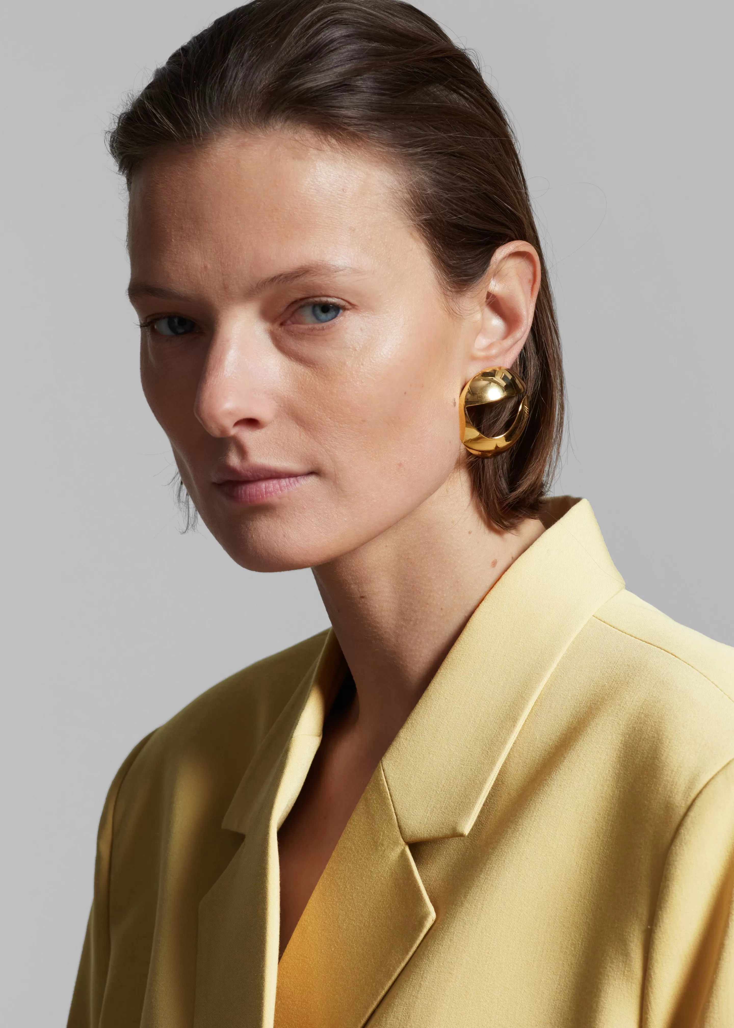 Accessories | The Frankie Shop Coperni Logo Earrings Gold