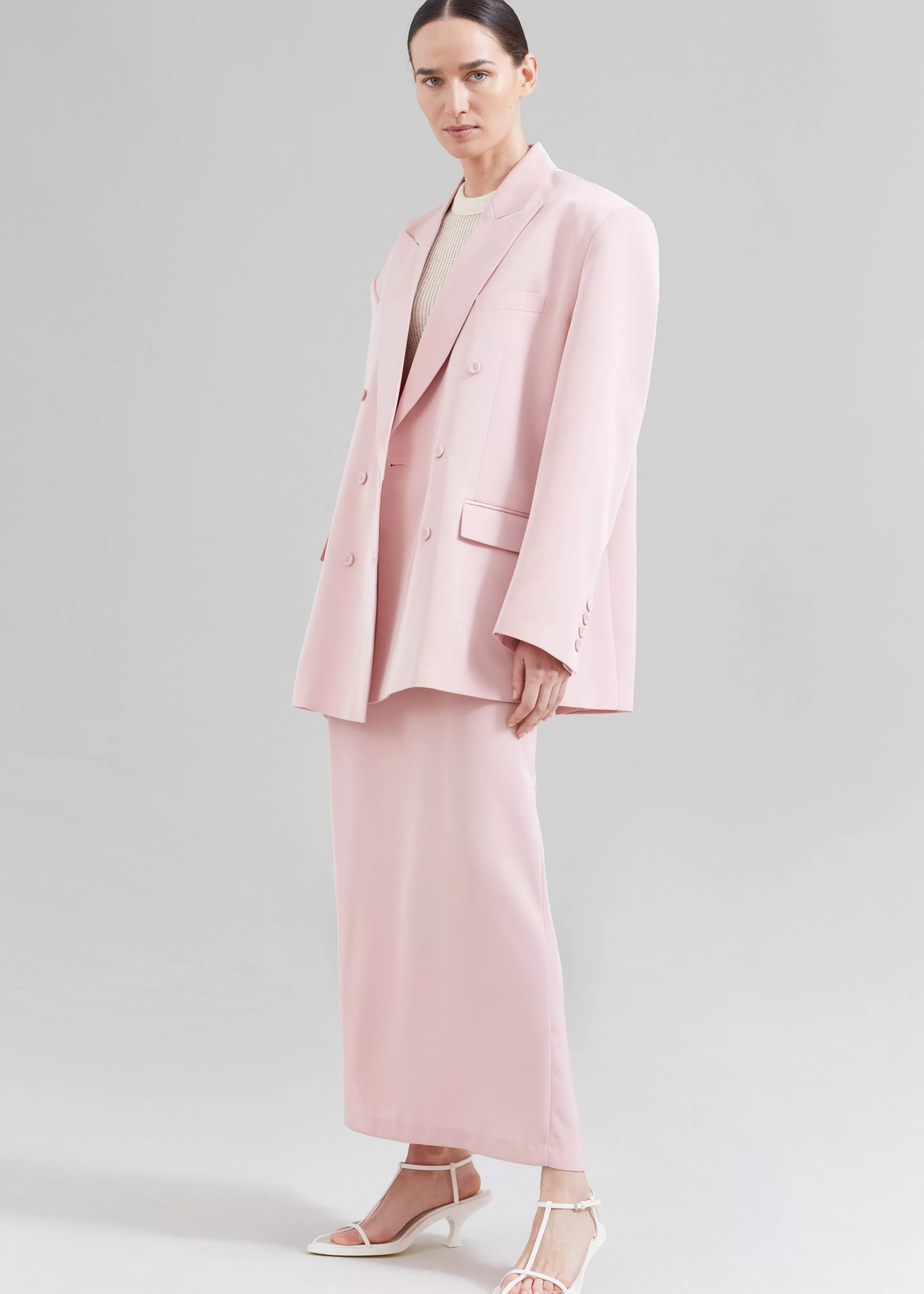 Outerwear | The Frankie Shop Demi Blazer Pink