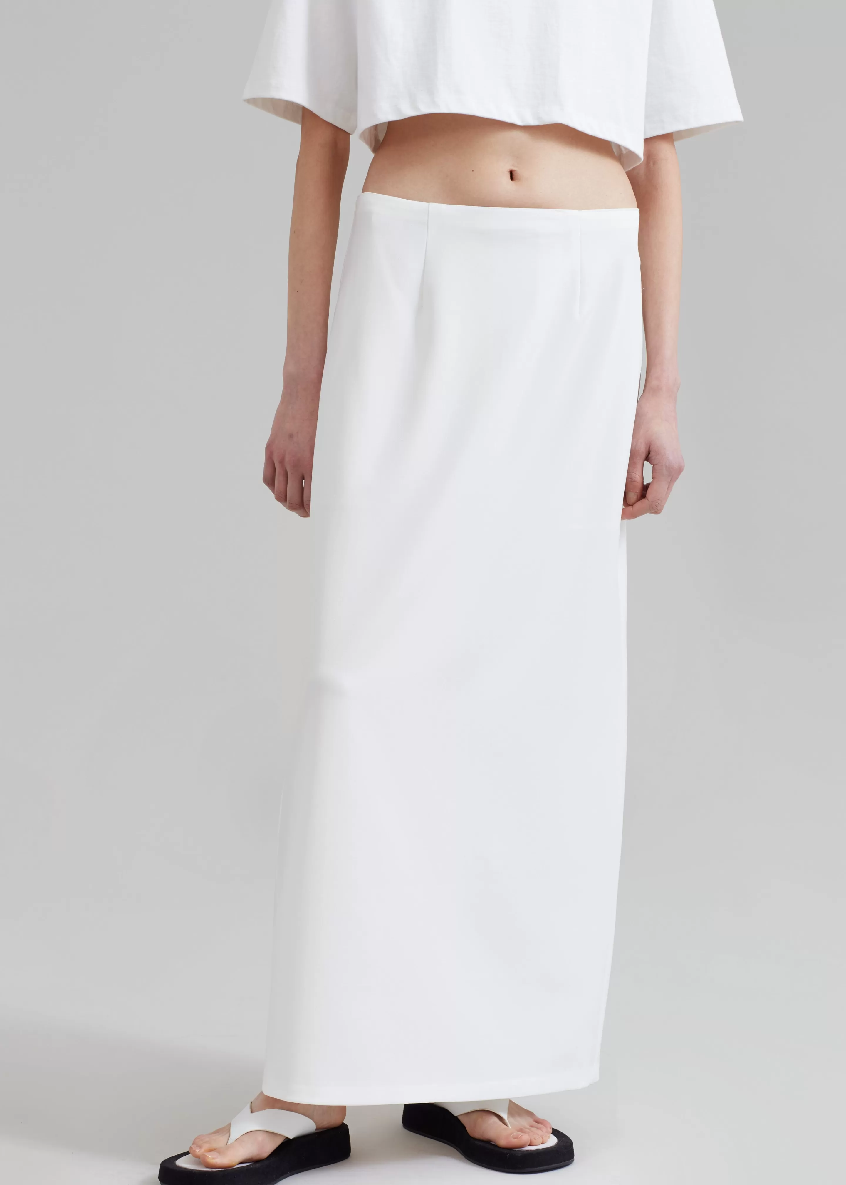 Bottoms | The Frankie Shop Demi Pencil Skirt White