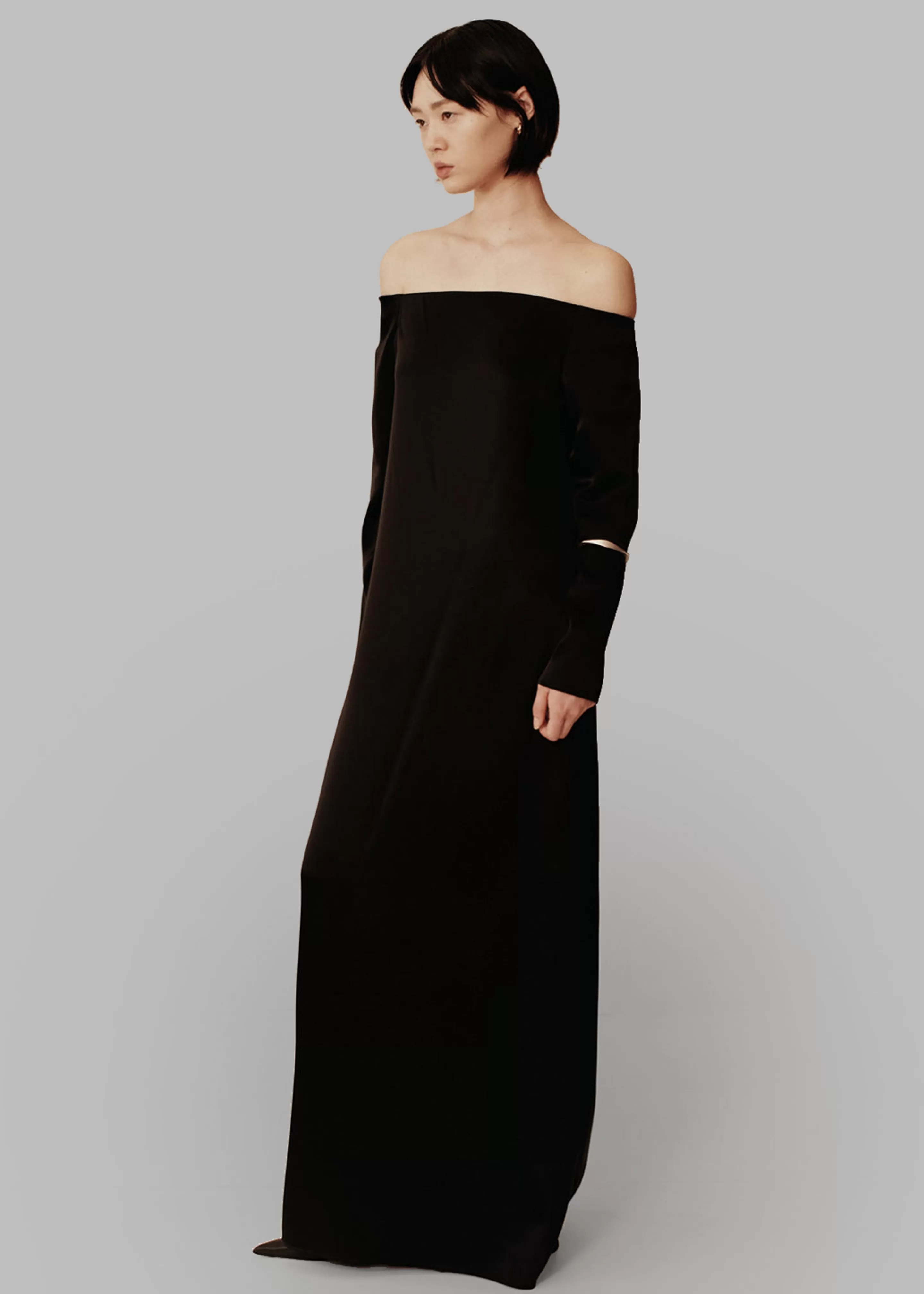 Dresses | The Frankie Shop Esse Studios Off Shoulder Column Dress Black