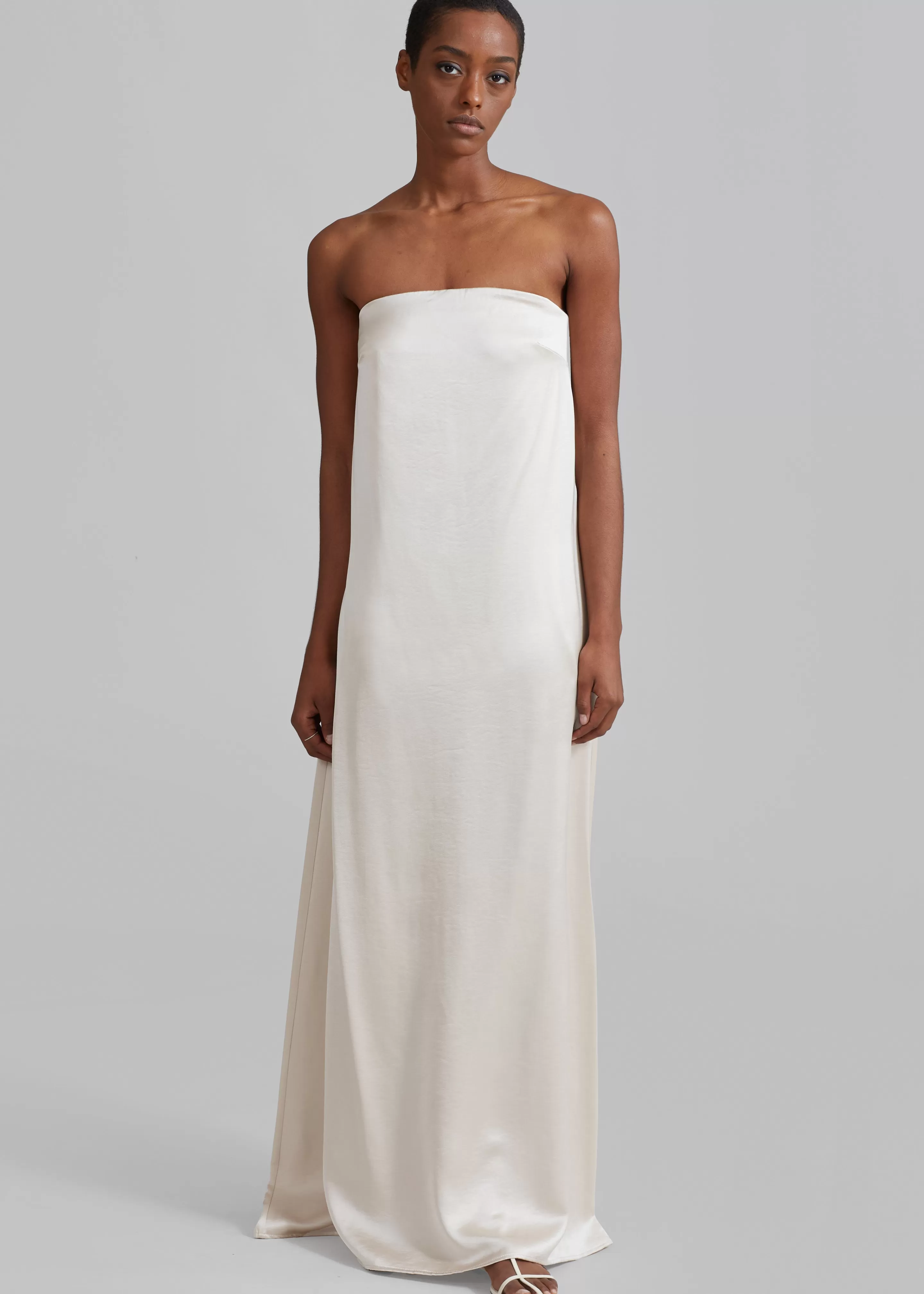 Dresses | The Frankie Shop Esse Studios Opia Column Dress Champagne