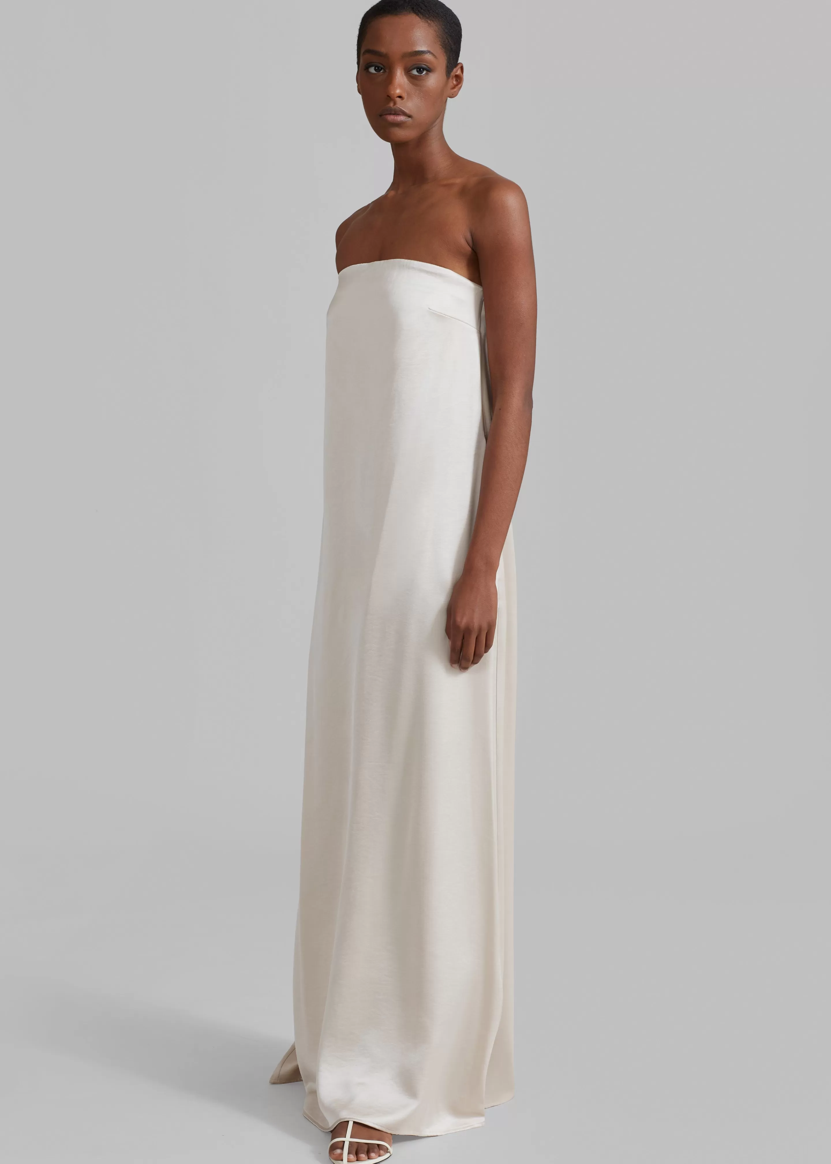 Dresses | The Frankie Shop Esse Studios Opia Column Dress Champagne