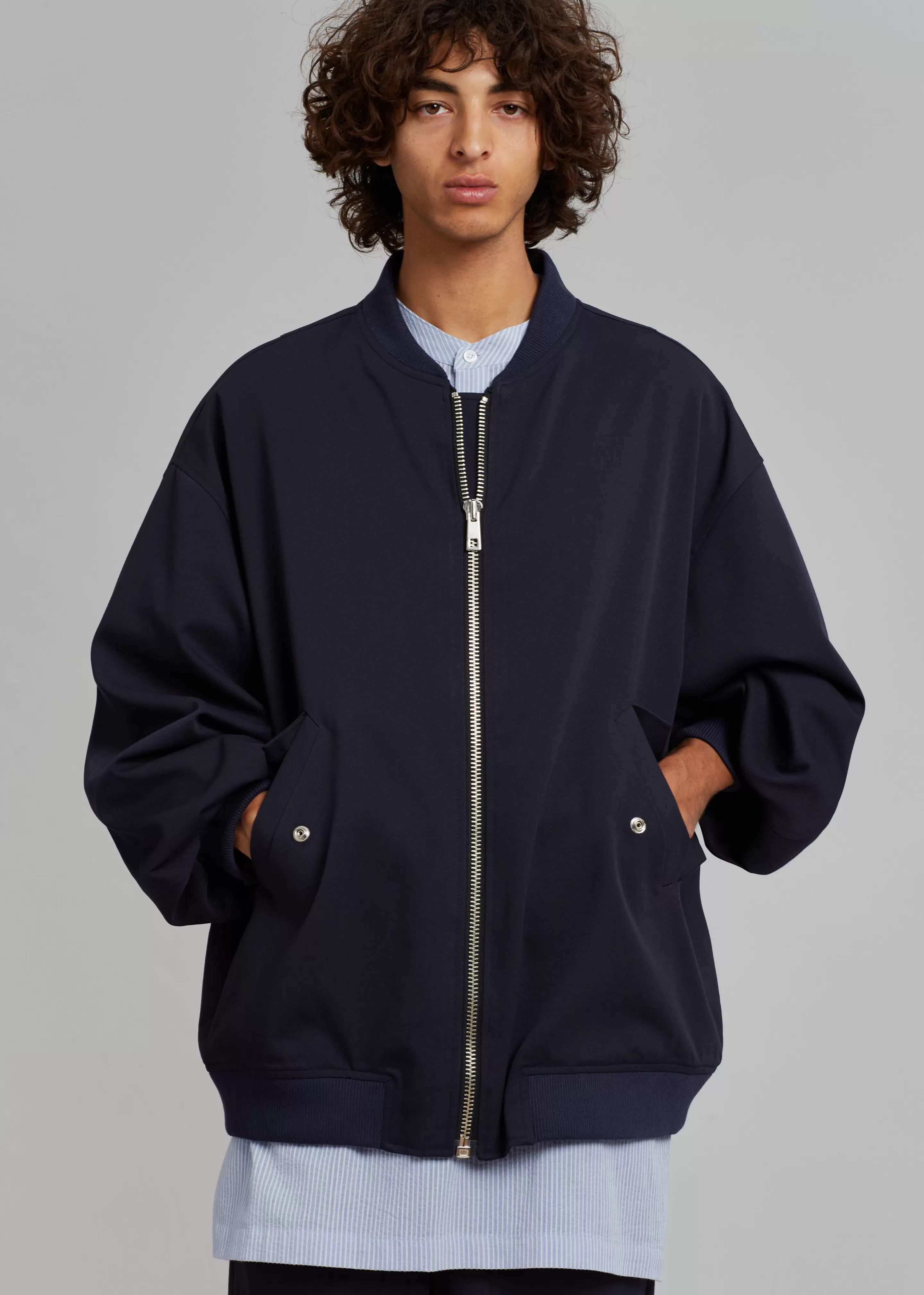 Outerwear | The Frankie Shop Evans Bomber Navy