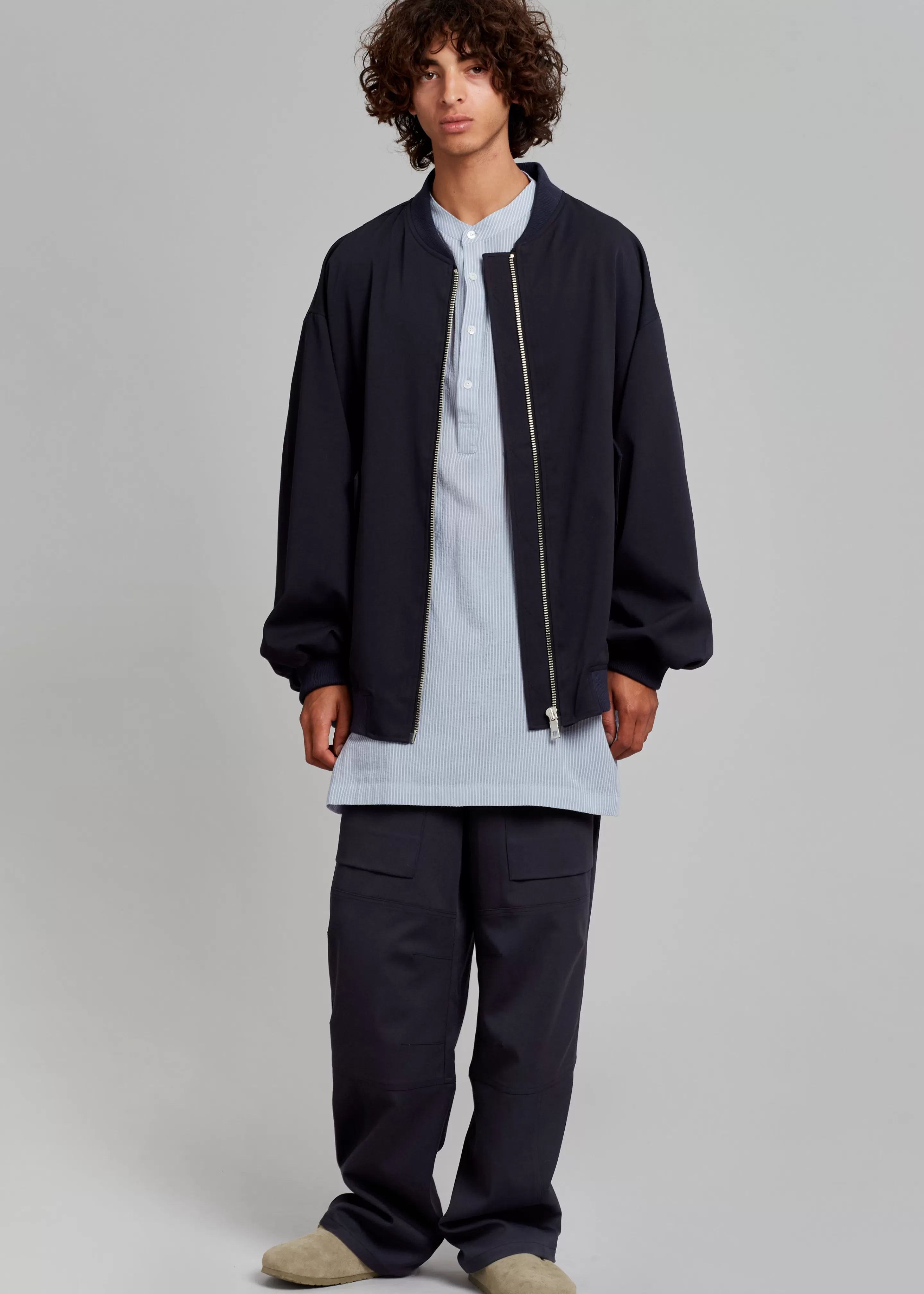 Outerwear | The Frankie Shop Evans Bomber Navy