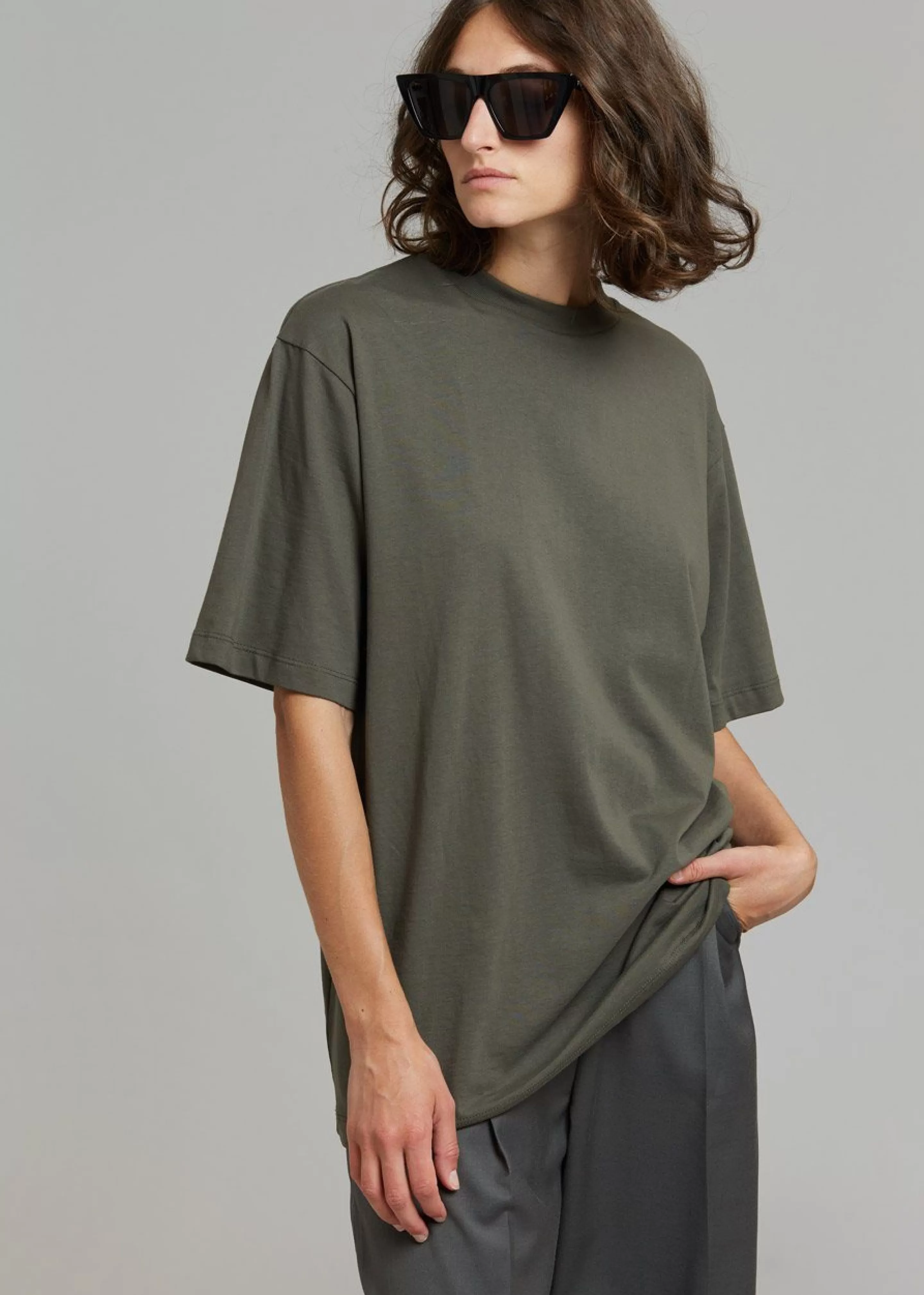 Tops | The Frankie Shop Evora Tee Olive