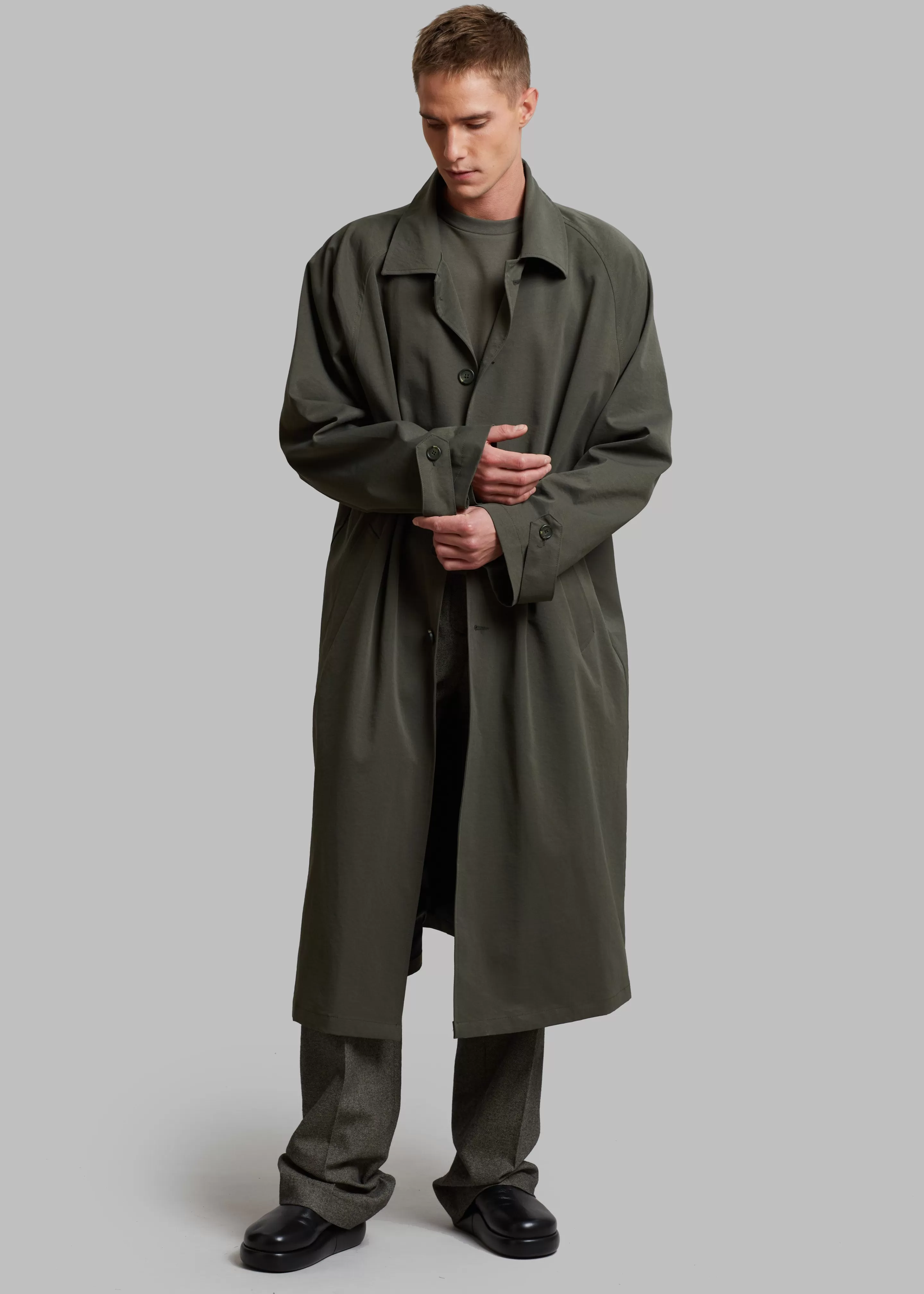 Outerwear | The Frankie Shop Fane Trench Olive