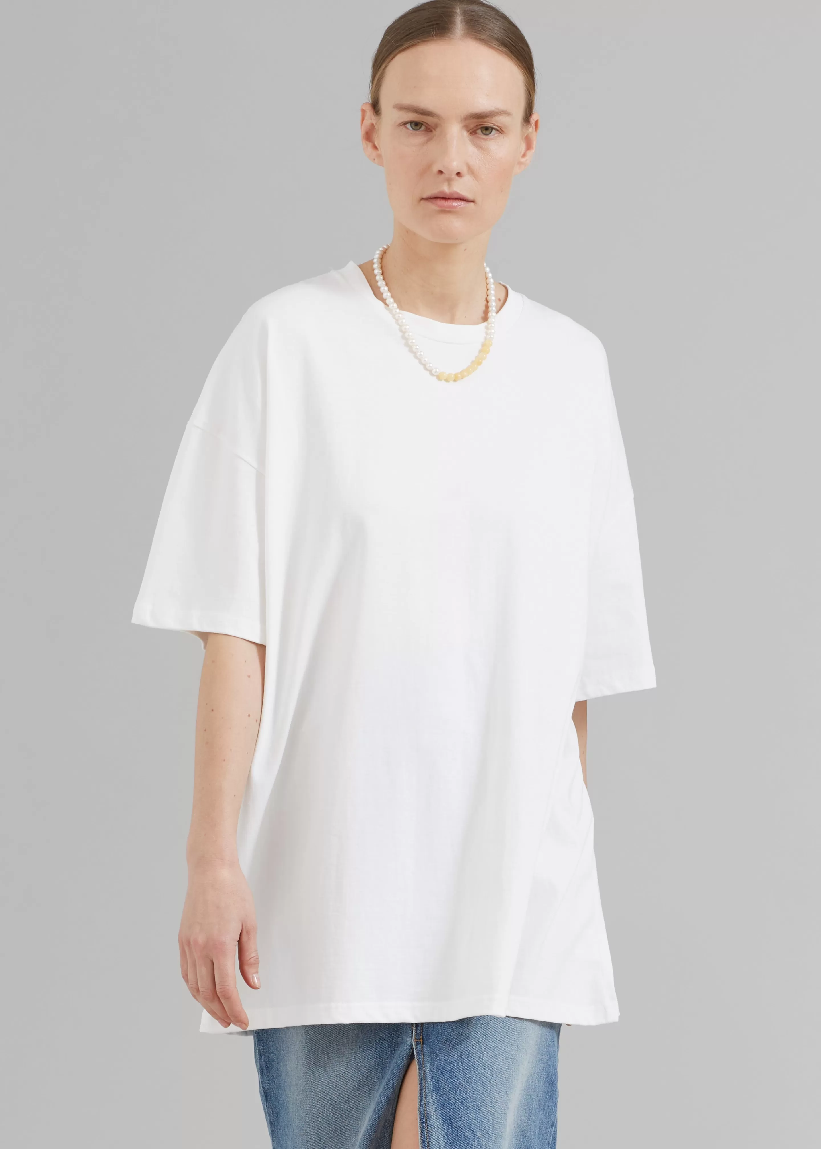 Tops | The Frankie Shop Faro Boxy Tee White