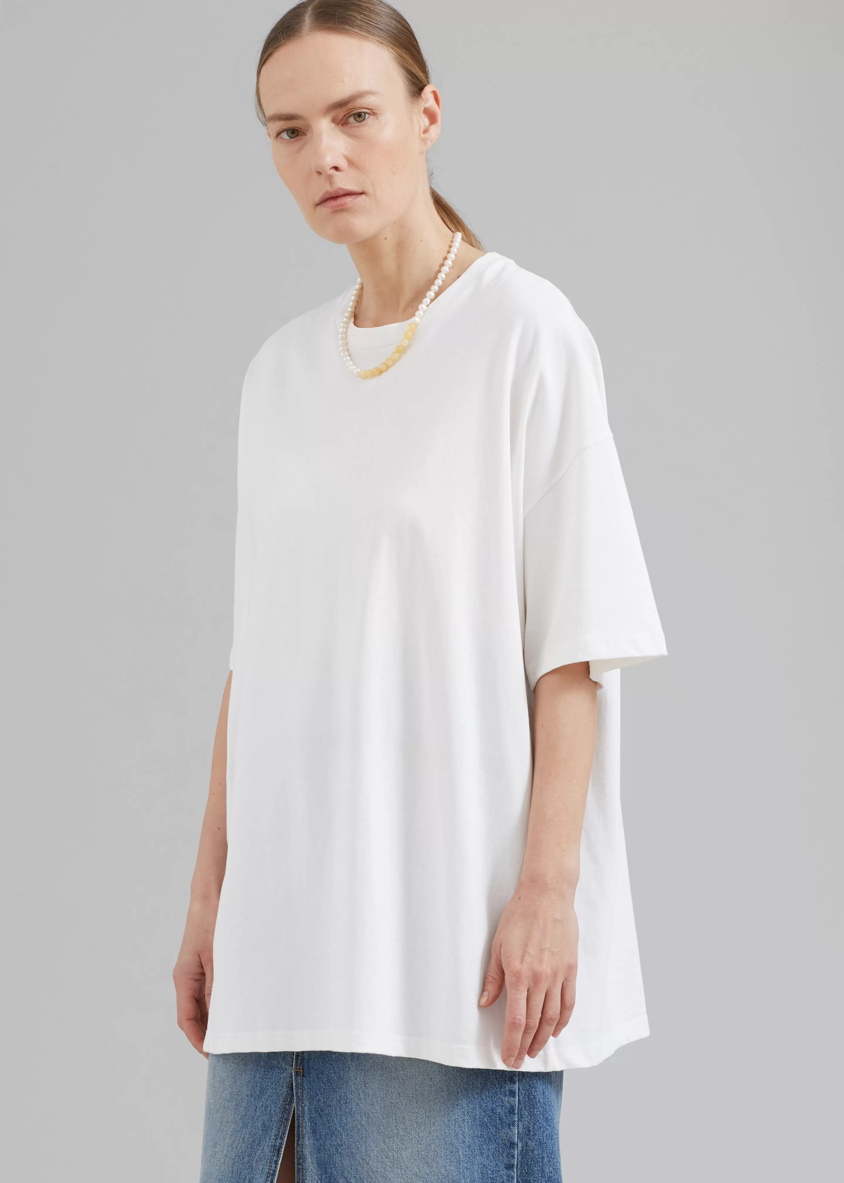 Tops | The Frankie Shop Faro Boxy Tee White