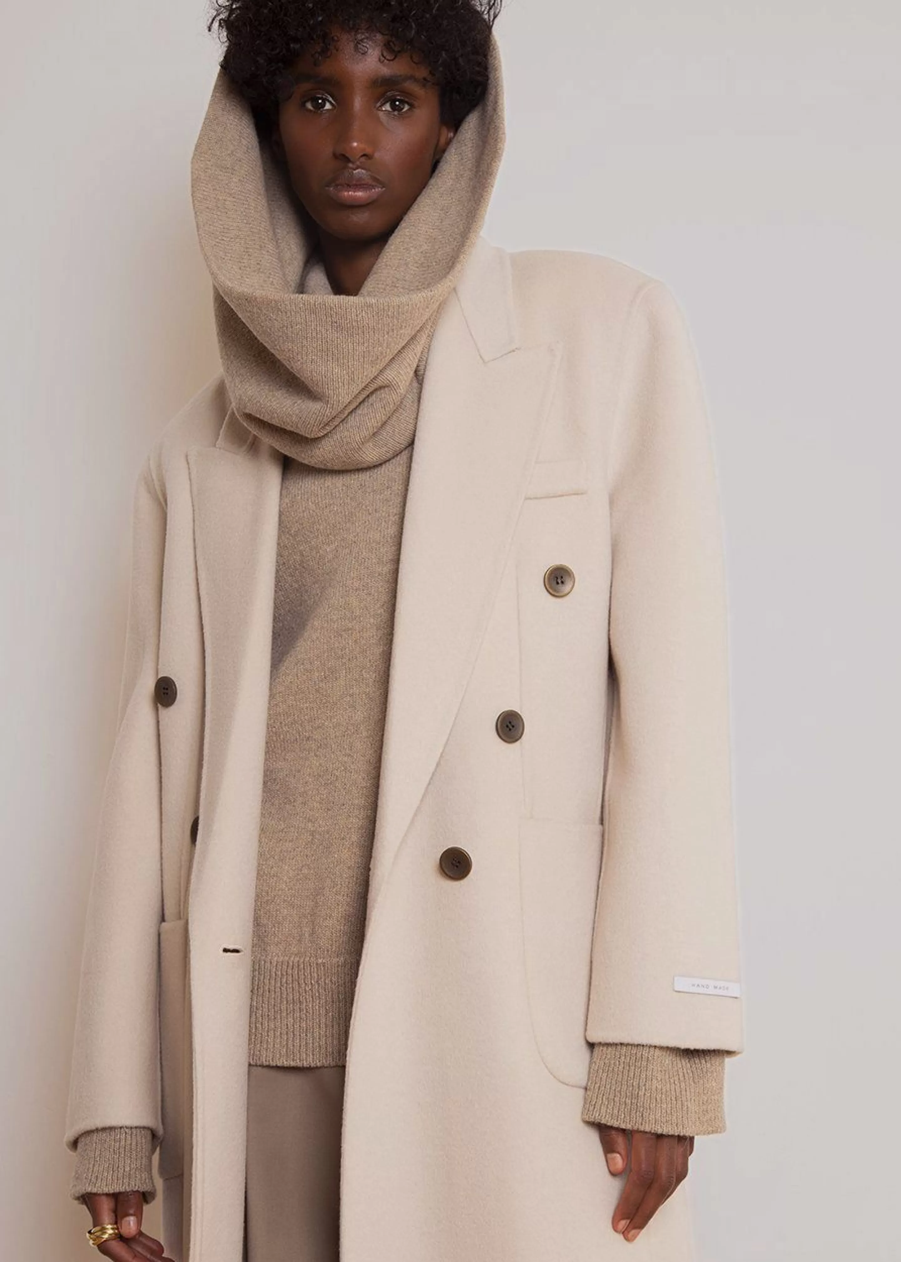 Outerwear | The Frankie Shop Flynn Overcoat Cream