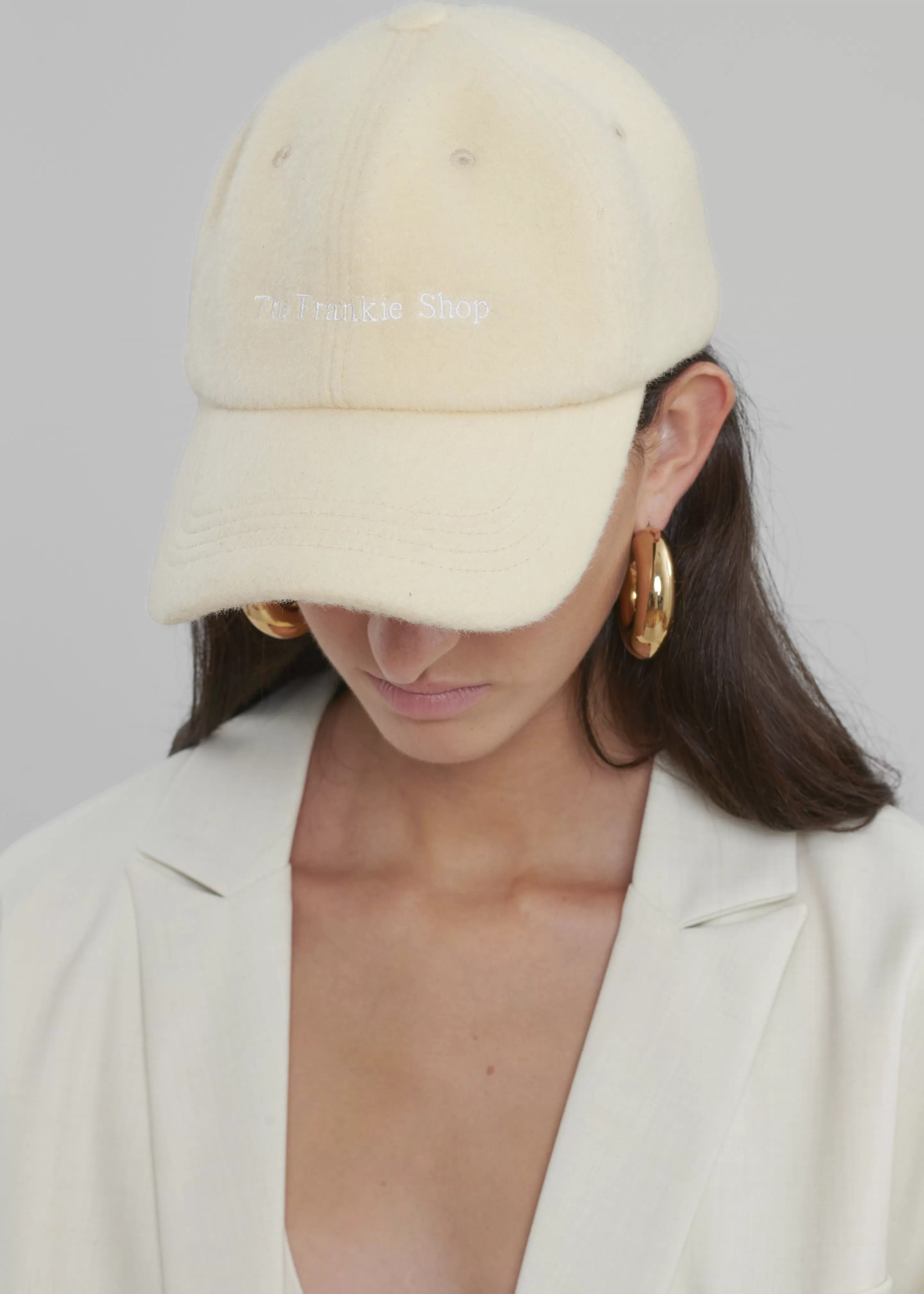 Accessories | The Frankie Shop Frankie Wool Baseball Cap Pale Yellow