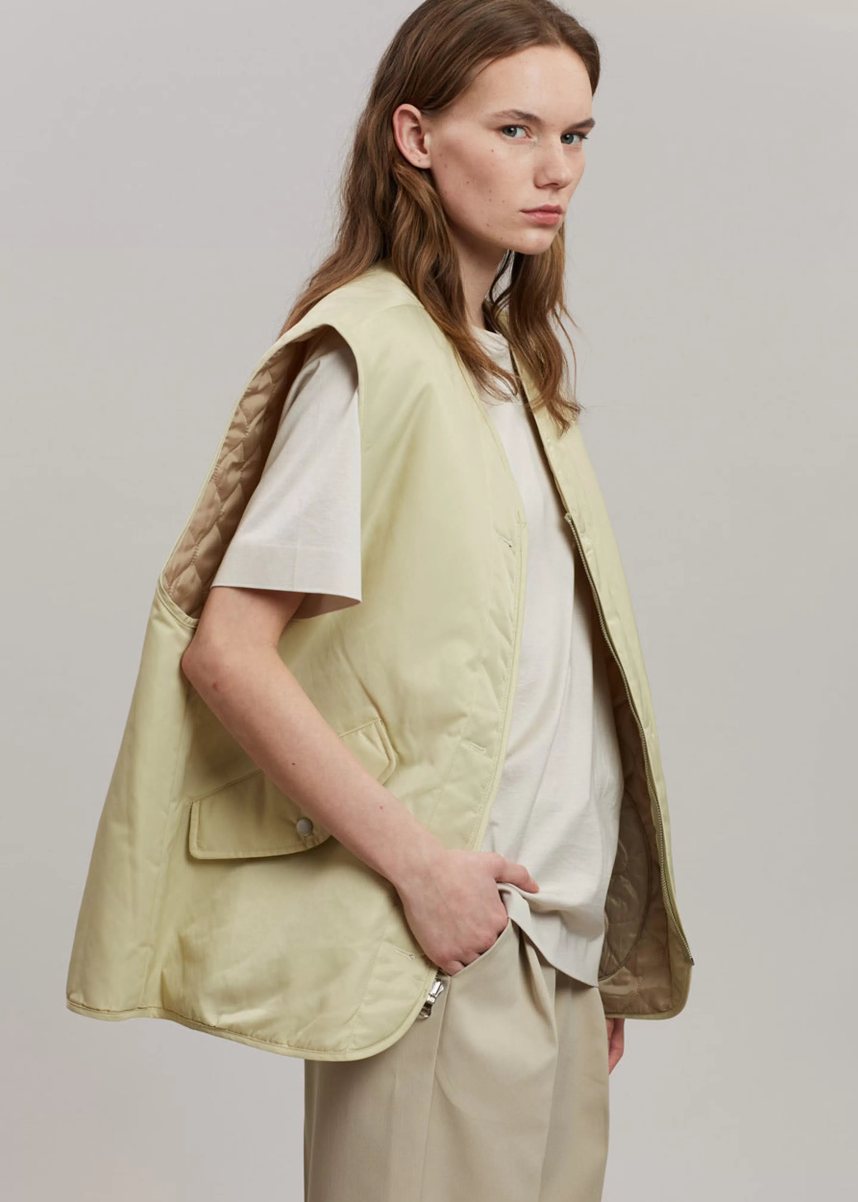 Outerwear | The Frankie Shop Gaby Reversible Vest Mastic