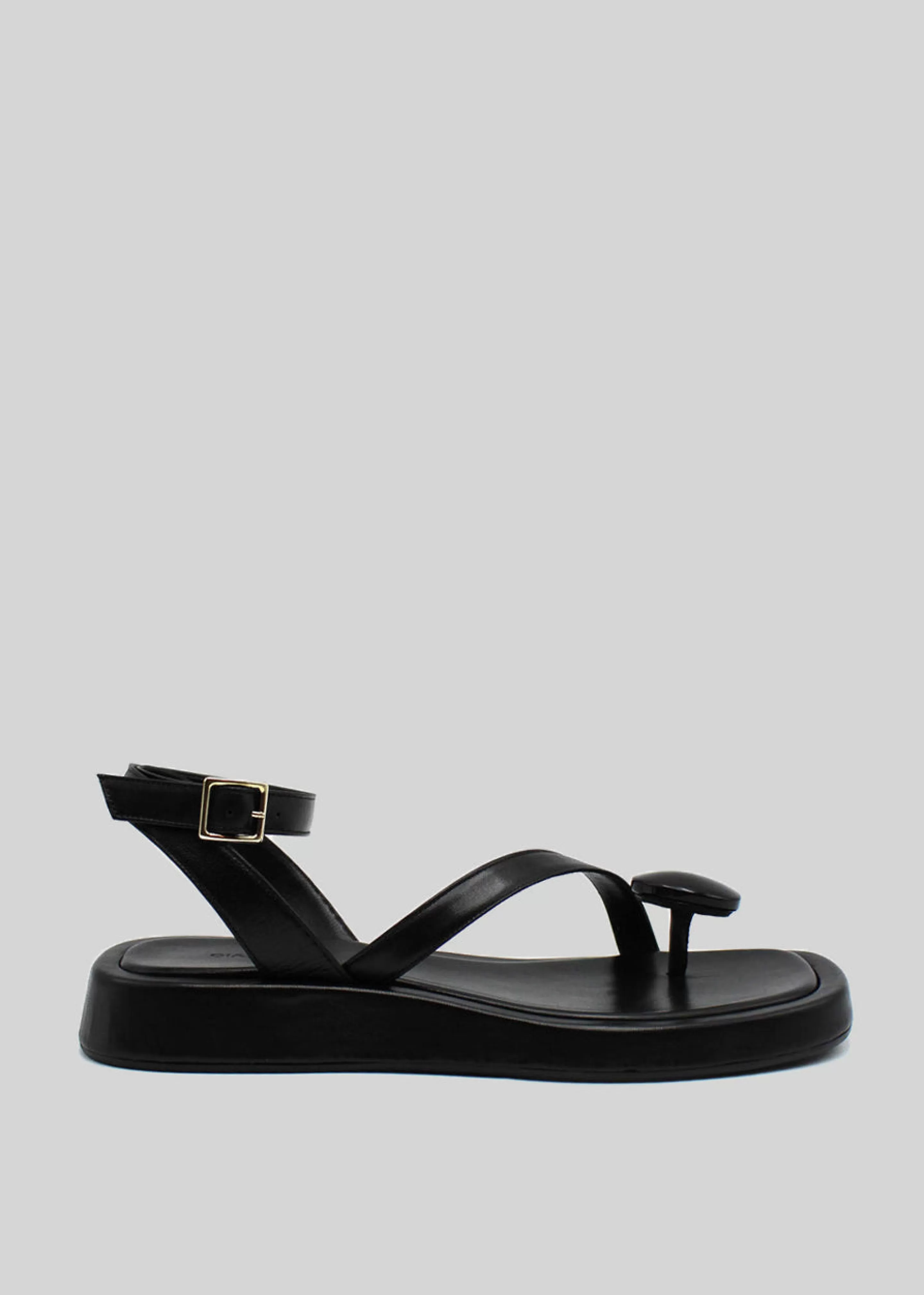 Shoes | The Frankie Shop Gia X Rhw Rosie Flat Wrap Sandal Black