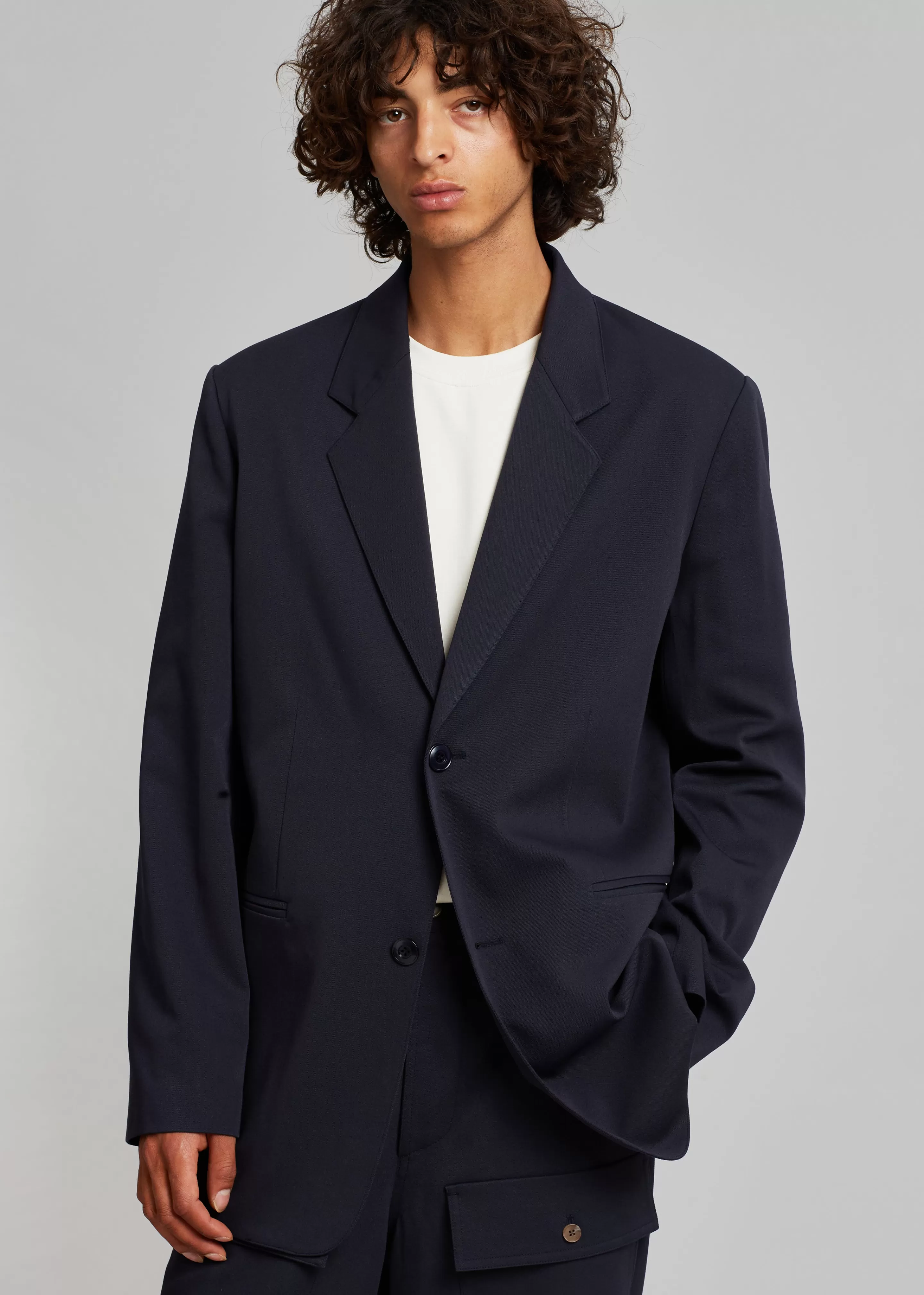 Outerwear | The Frankie Shop Grant Blazer Navy