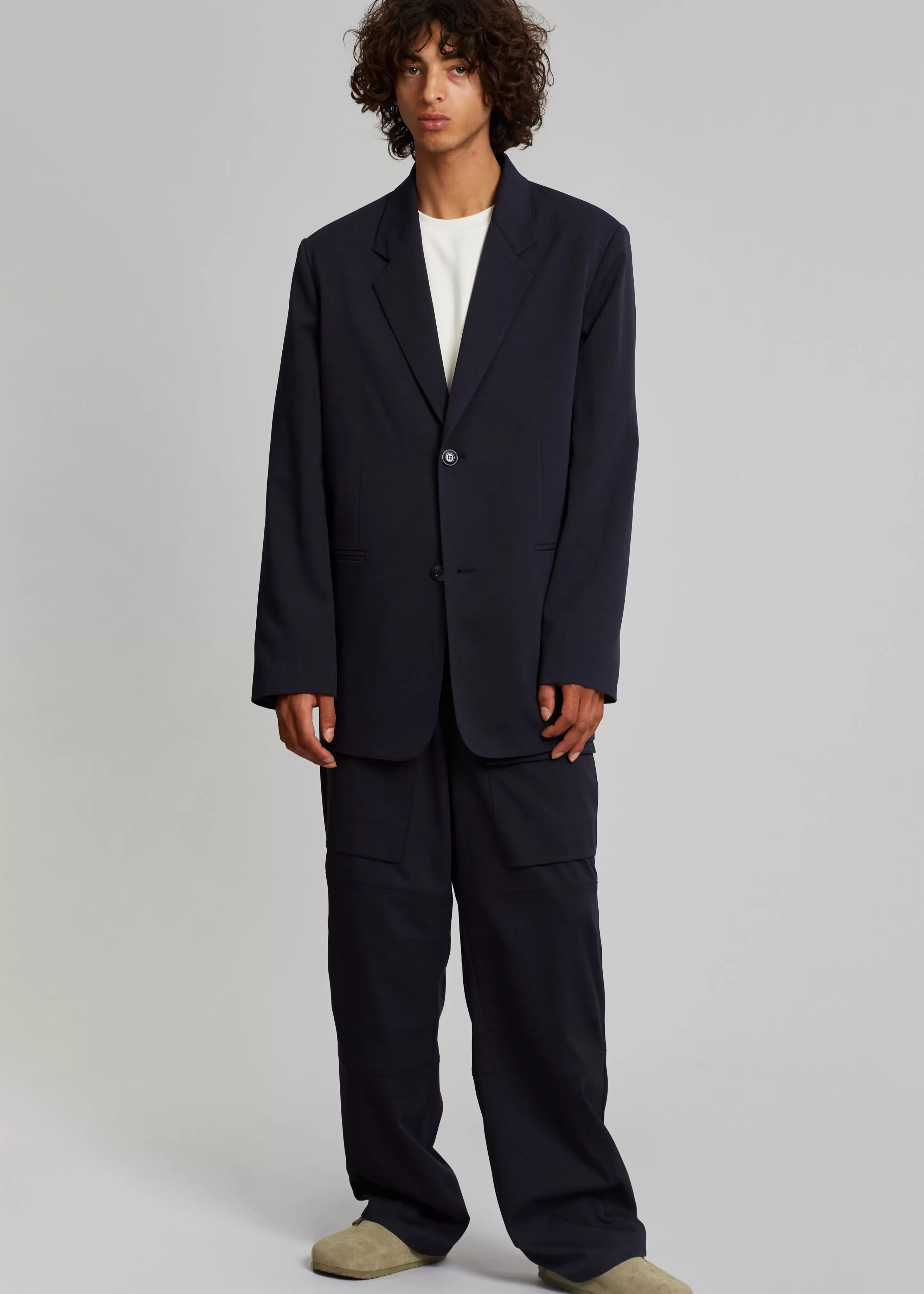 Outerwear | The Frankie Shop Grant Blazer Navy