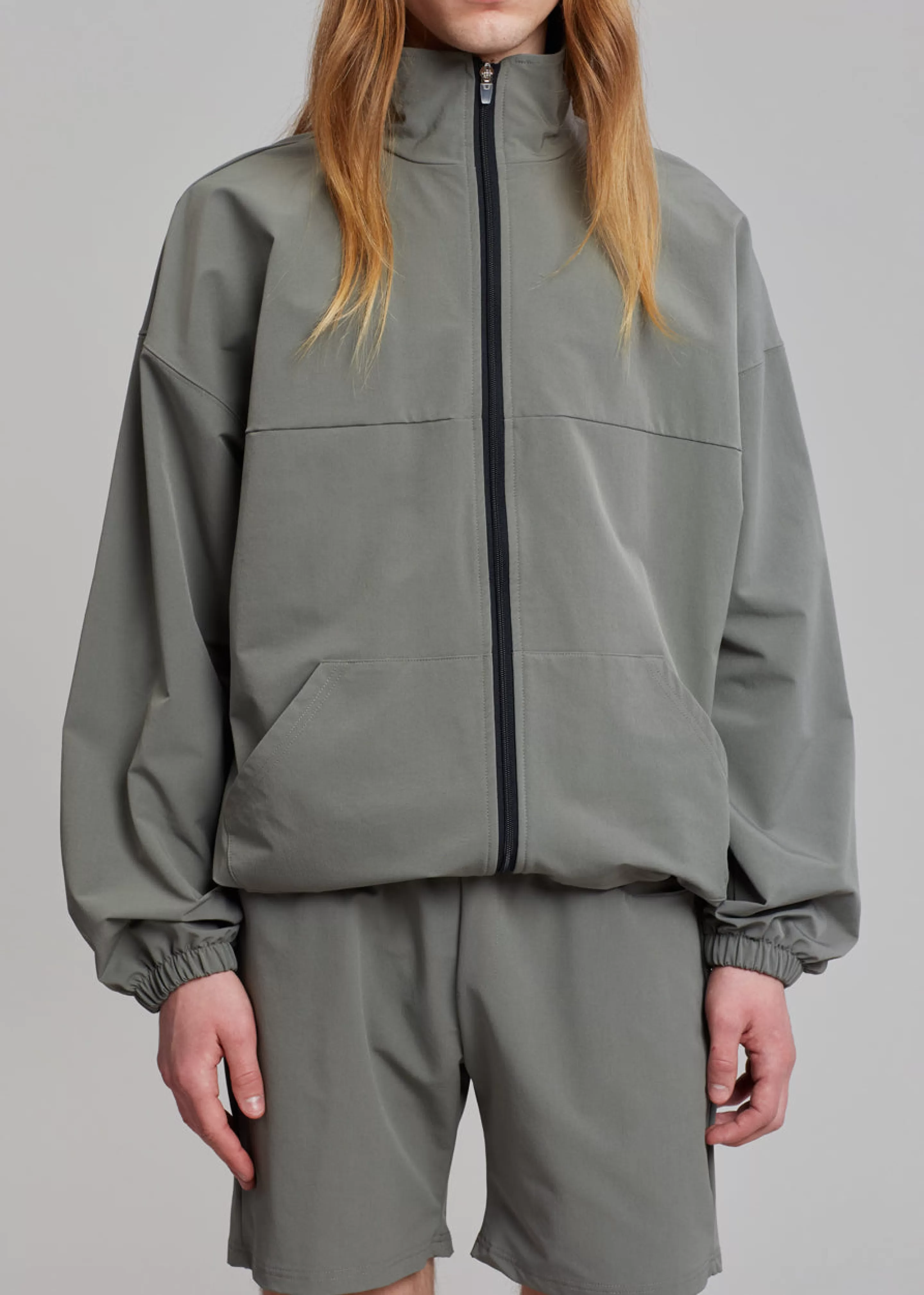 Outerwear | The Frankie Shop Guido Nylon Jacket Grey