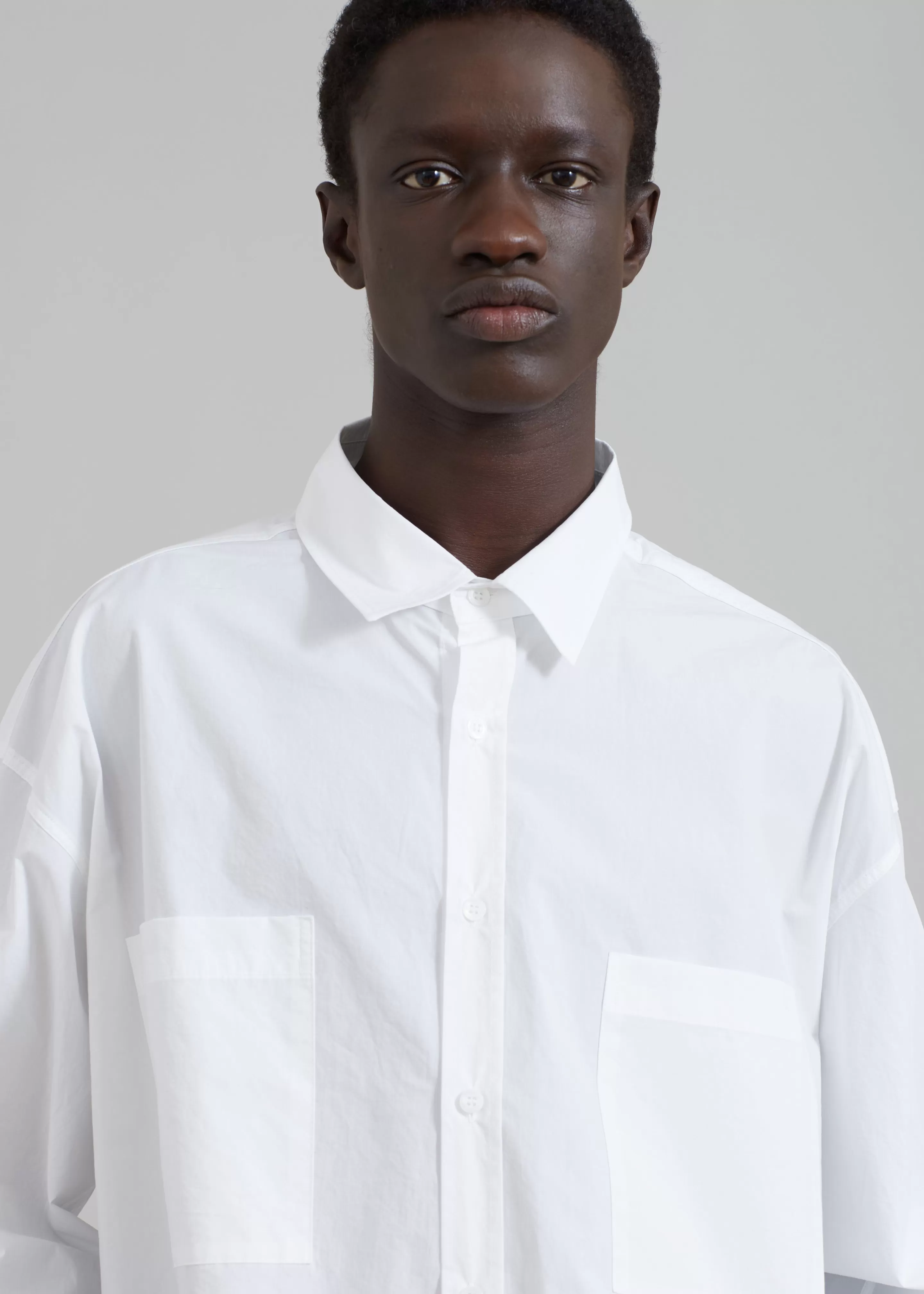 Tops | The Frankie Shop Gus Oversized Shirt White