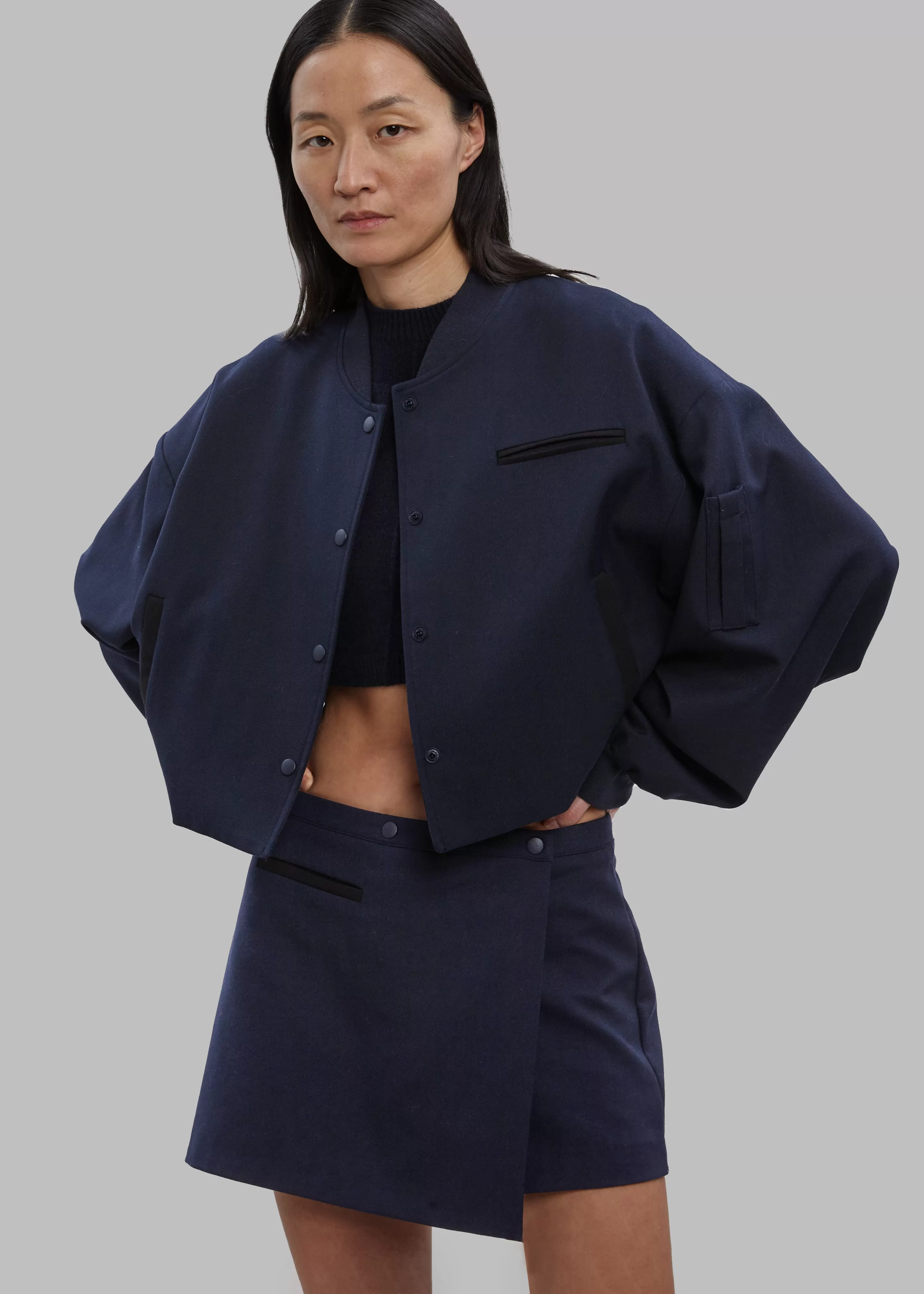 Outerwear | The Frankie Shop Hava Jacket Navy