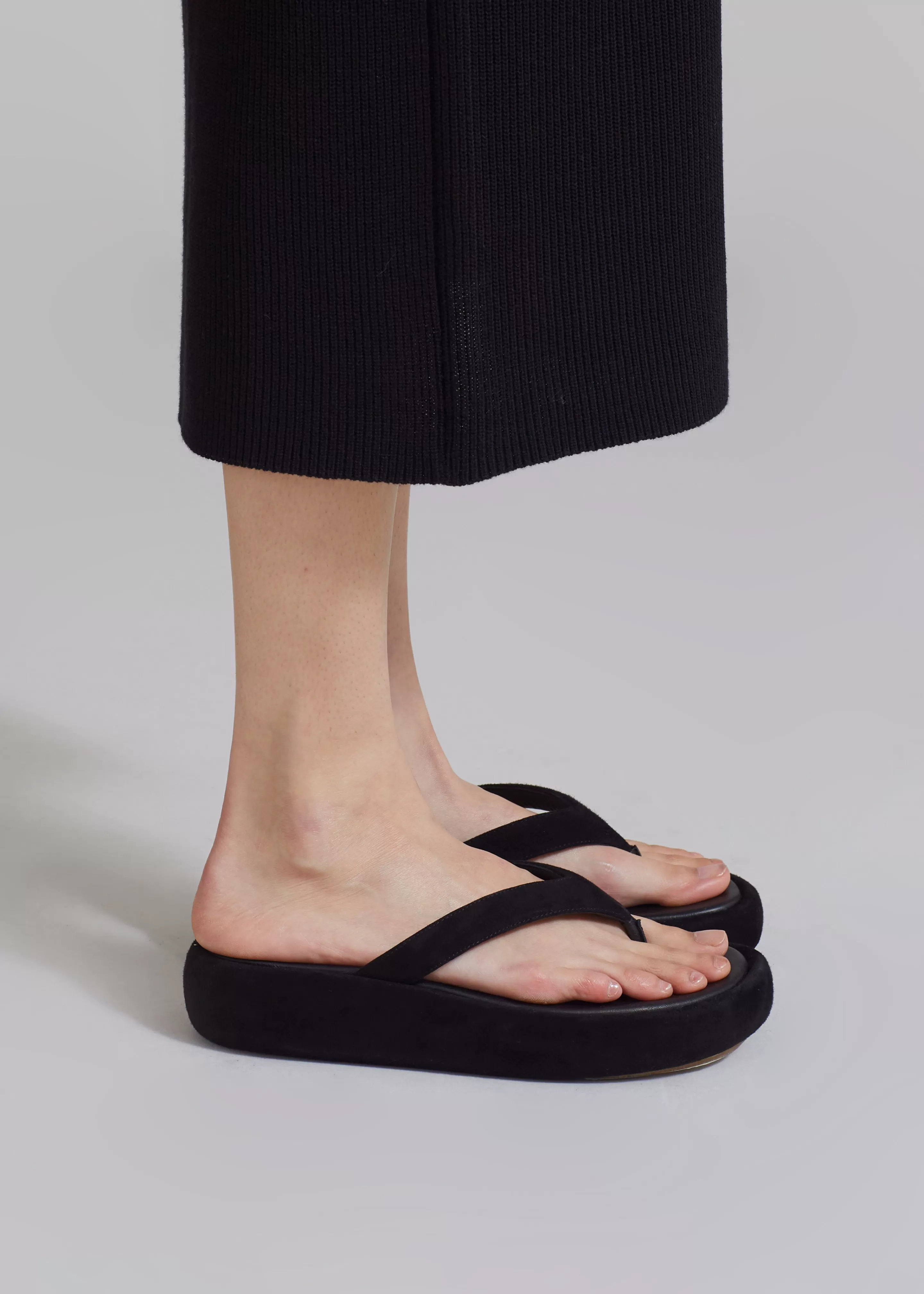 Shoes | The Frankie Shop Ilio Smeraldo Geraldine 01 Thong Mule Black