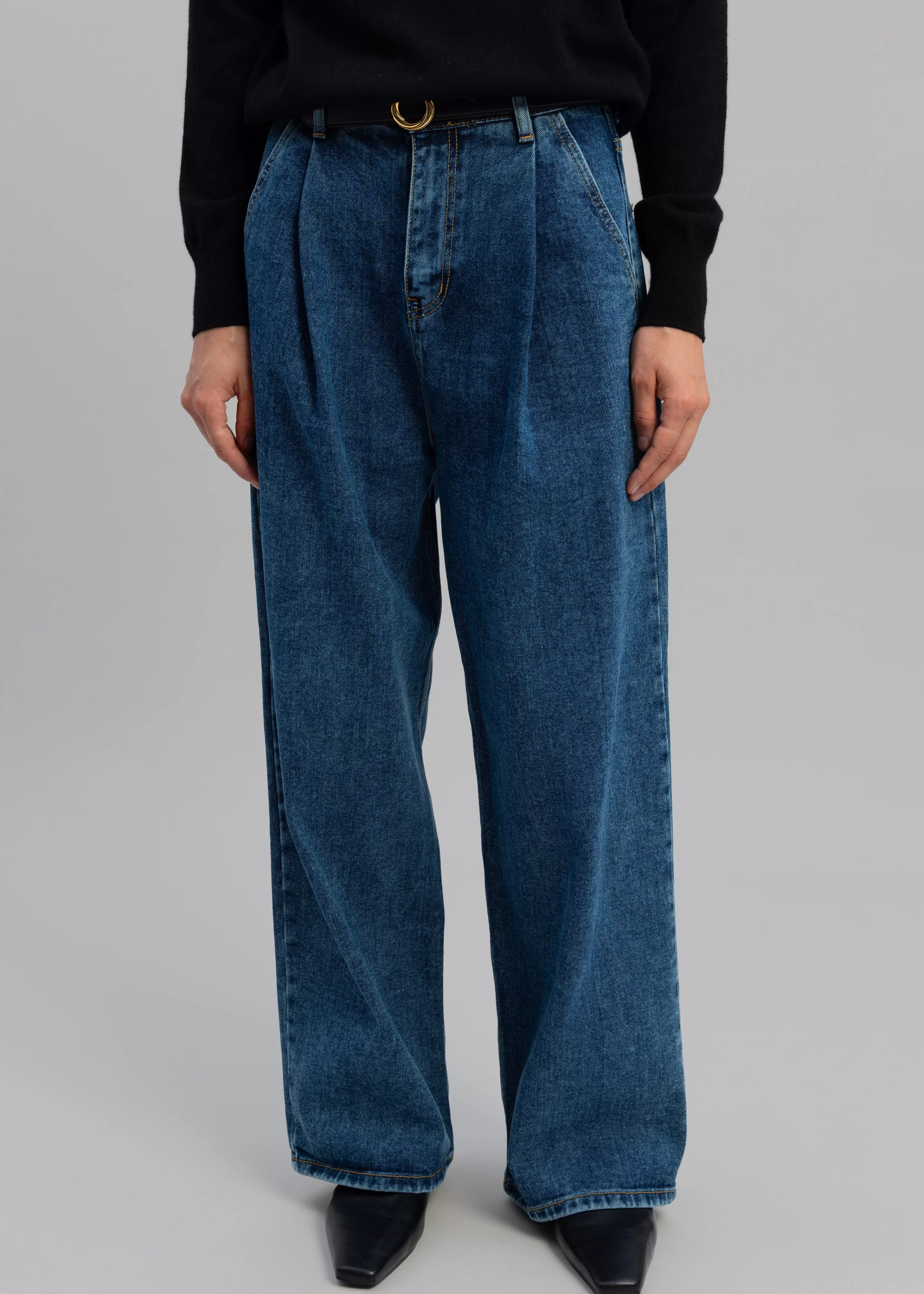 Bottoms | The Frankie Shop Isabella Denim Pants Medium Wash