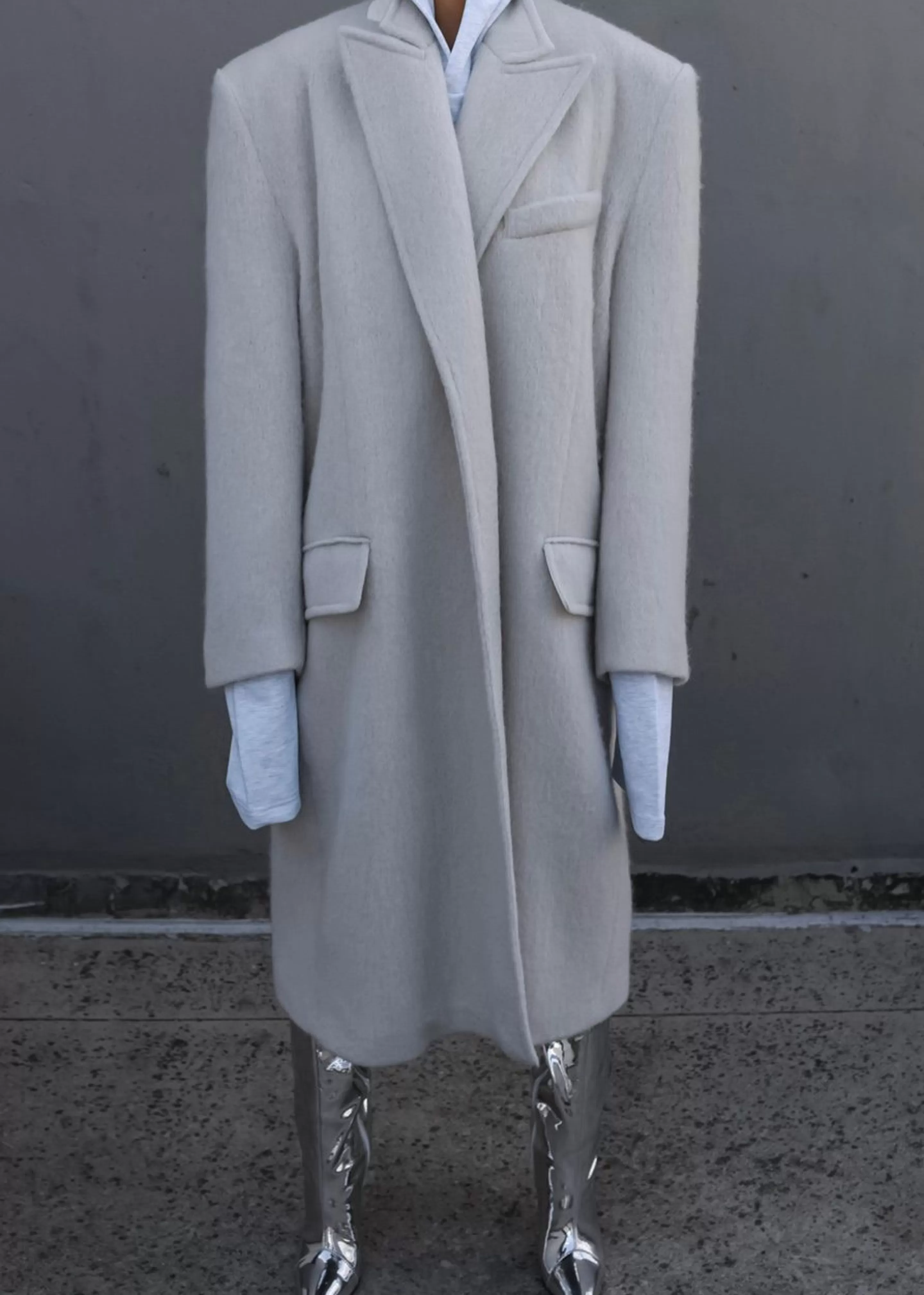 Outerwear | The Frankie Shop John Oversized Coat Birch