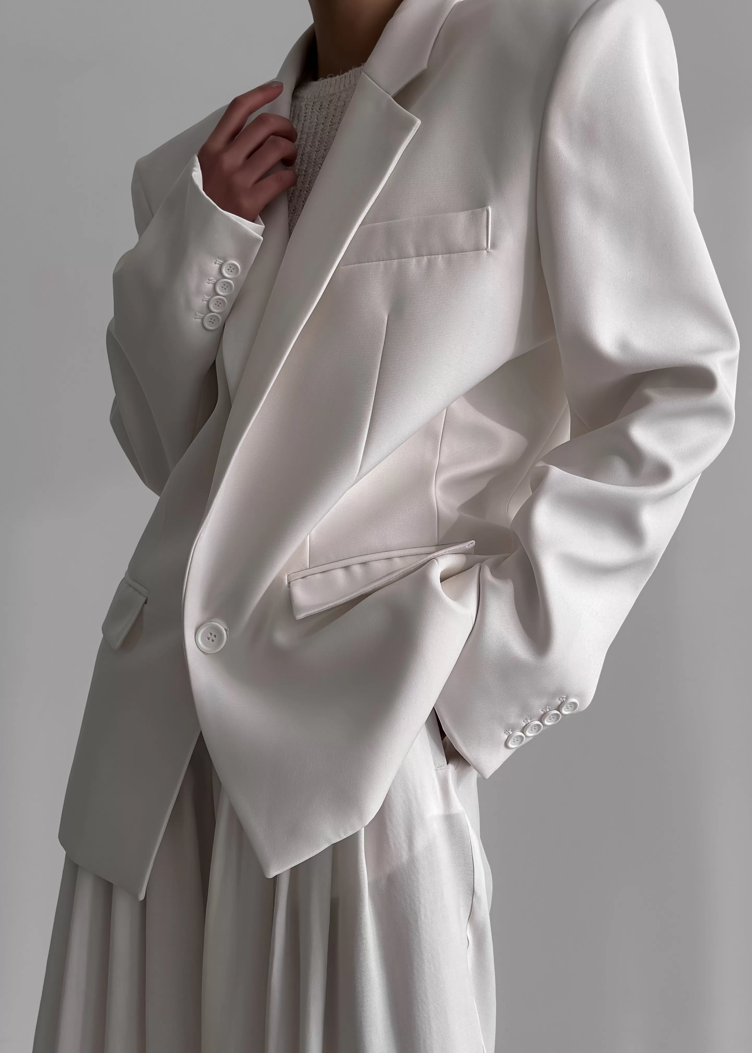 Outerwear | The Frankie Shop Jun Blazer White