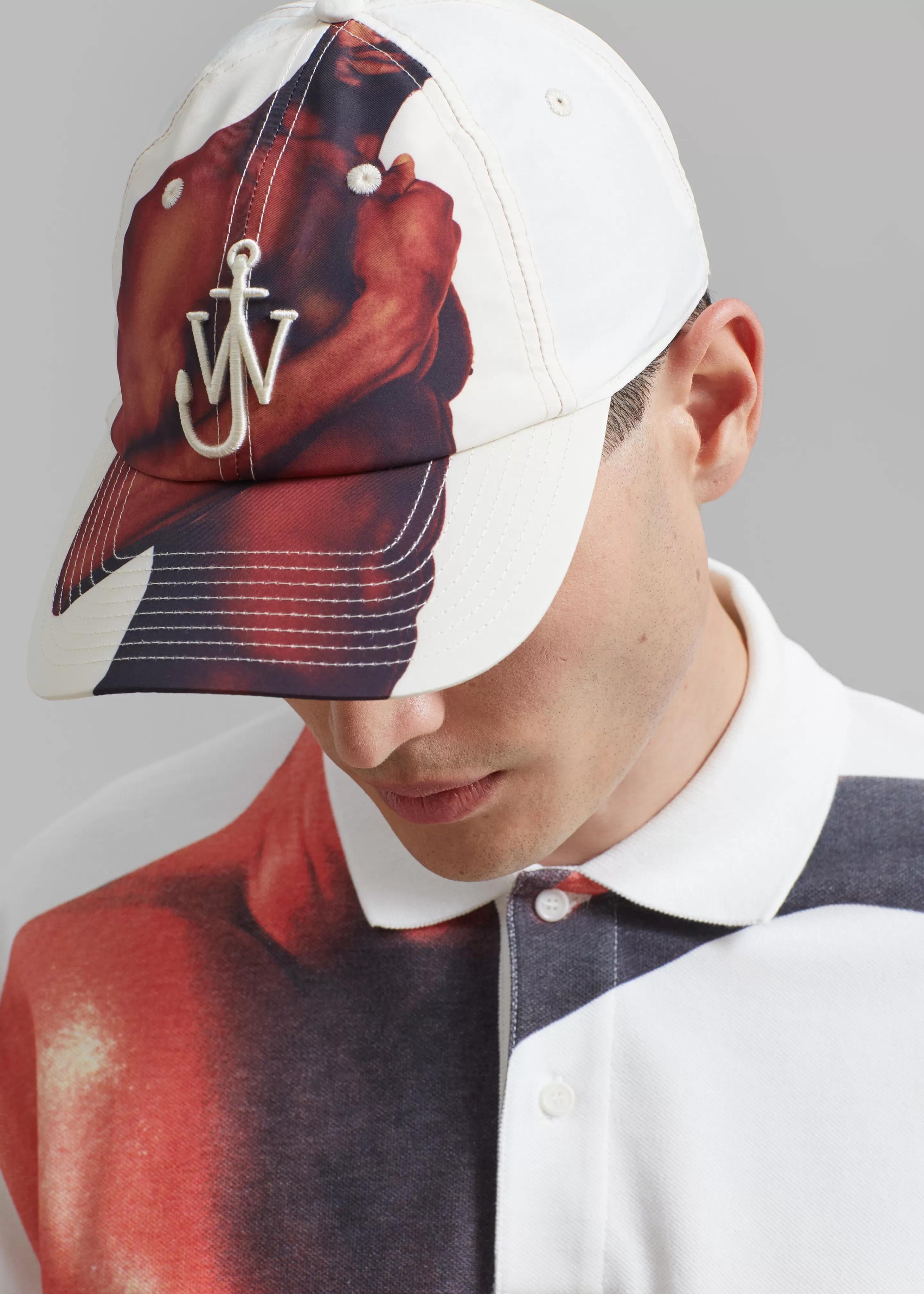 Accessories | The Frankie Shop Jw Anderson Baseball Cap Off White