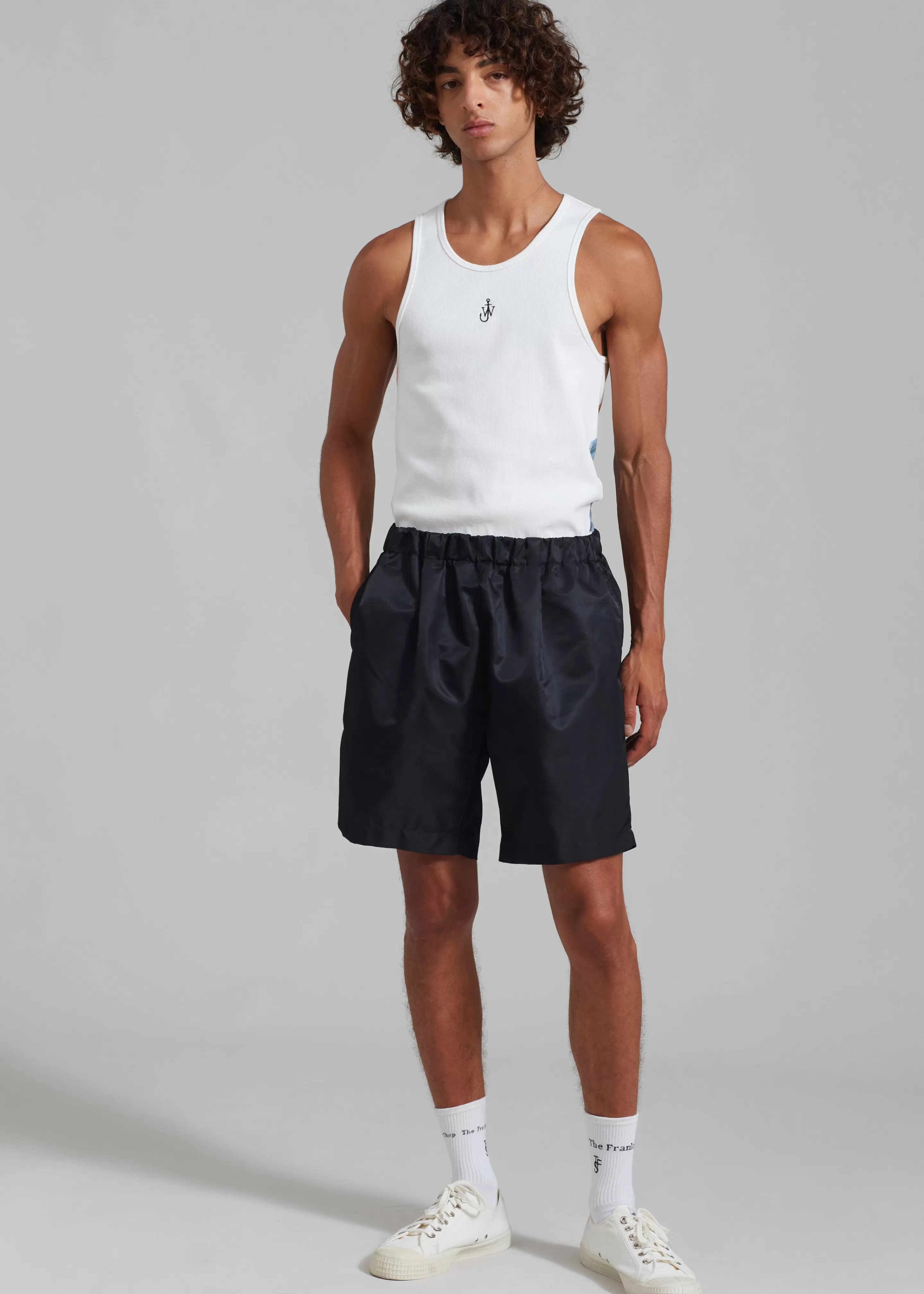 Tops | The Frankie Shop Jw Anderson Profile Stud Back Print Tank White