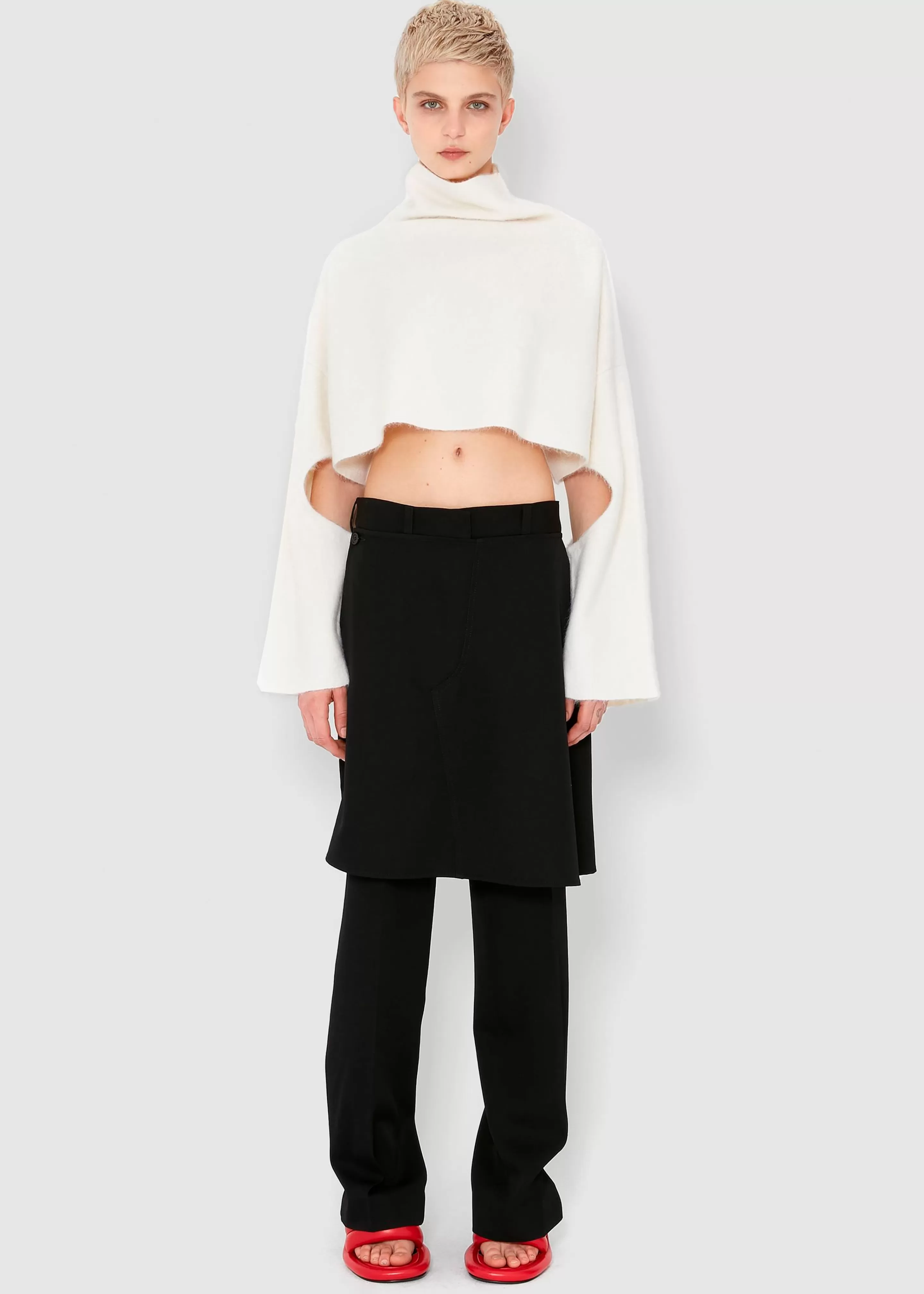 Bottoms | The Frankie Shop Jw Anderson Skirt Trousers Black