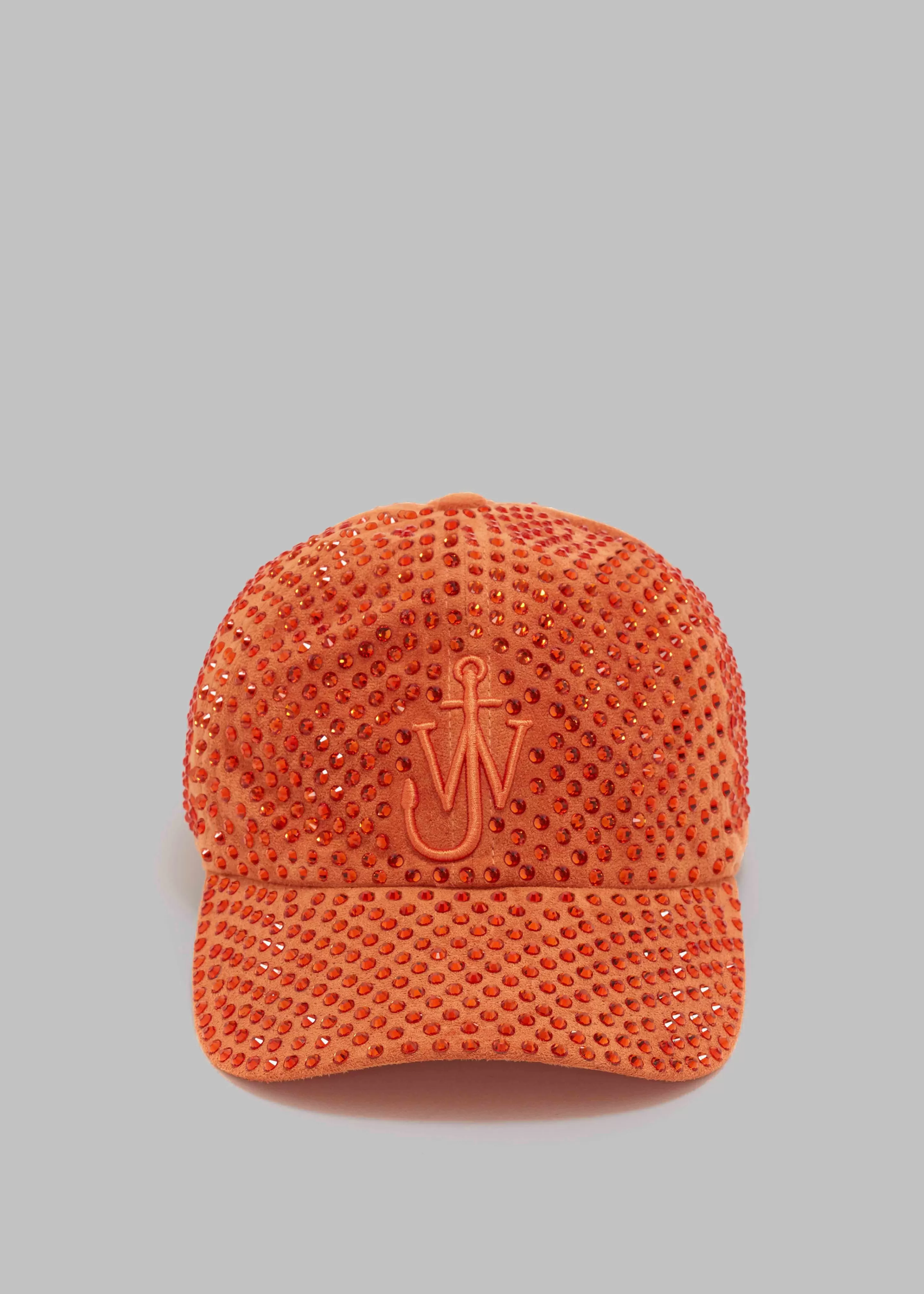 Accessories | The Frankie Shop Jw Anderson Suede Baseball Cap Orange