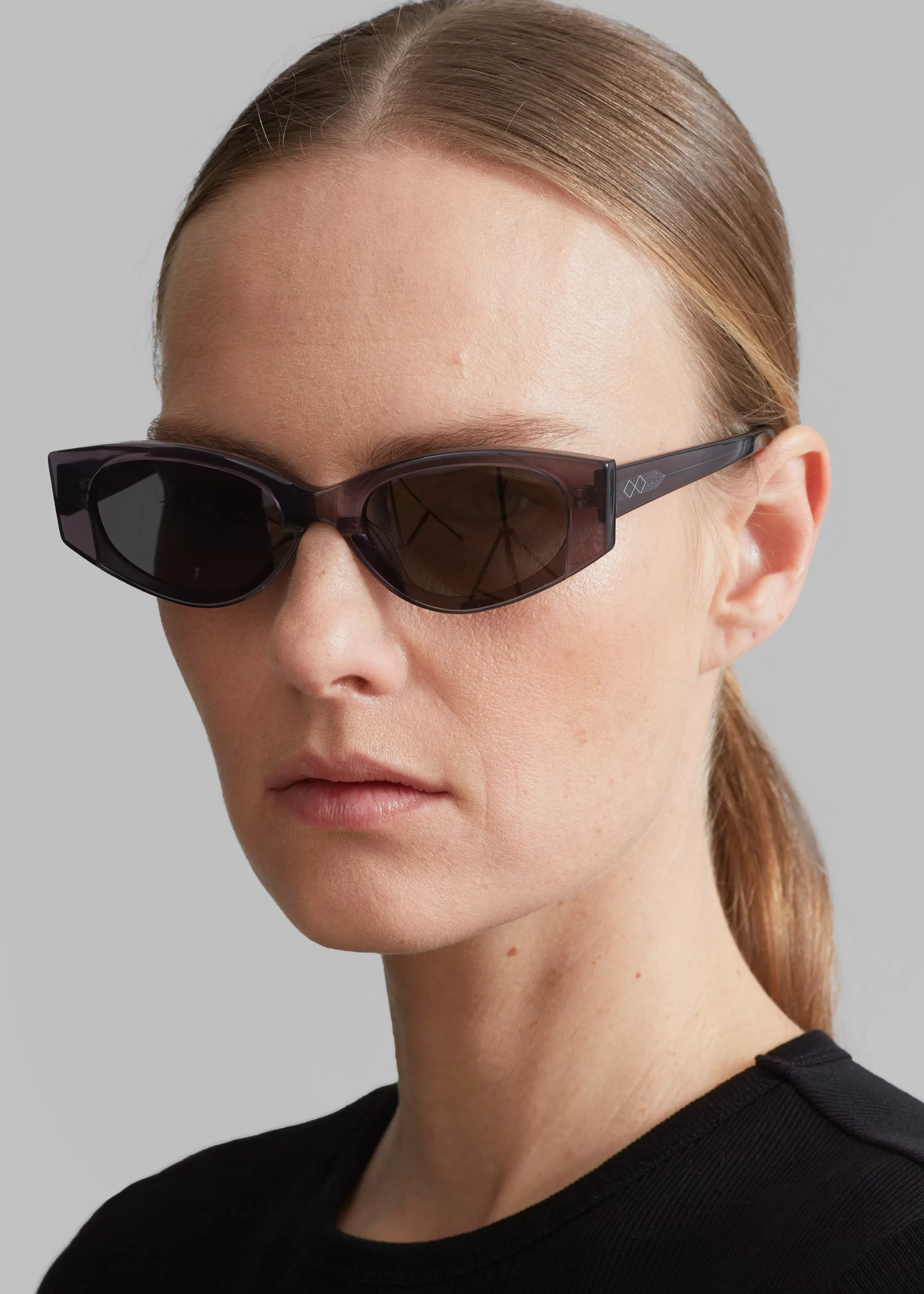 Accessories | The Frankie Shop Karen Wazen Dixy Sunglasses Smoky Grey